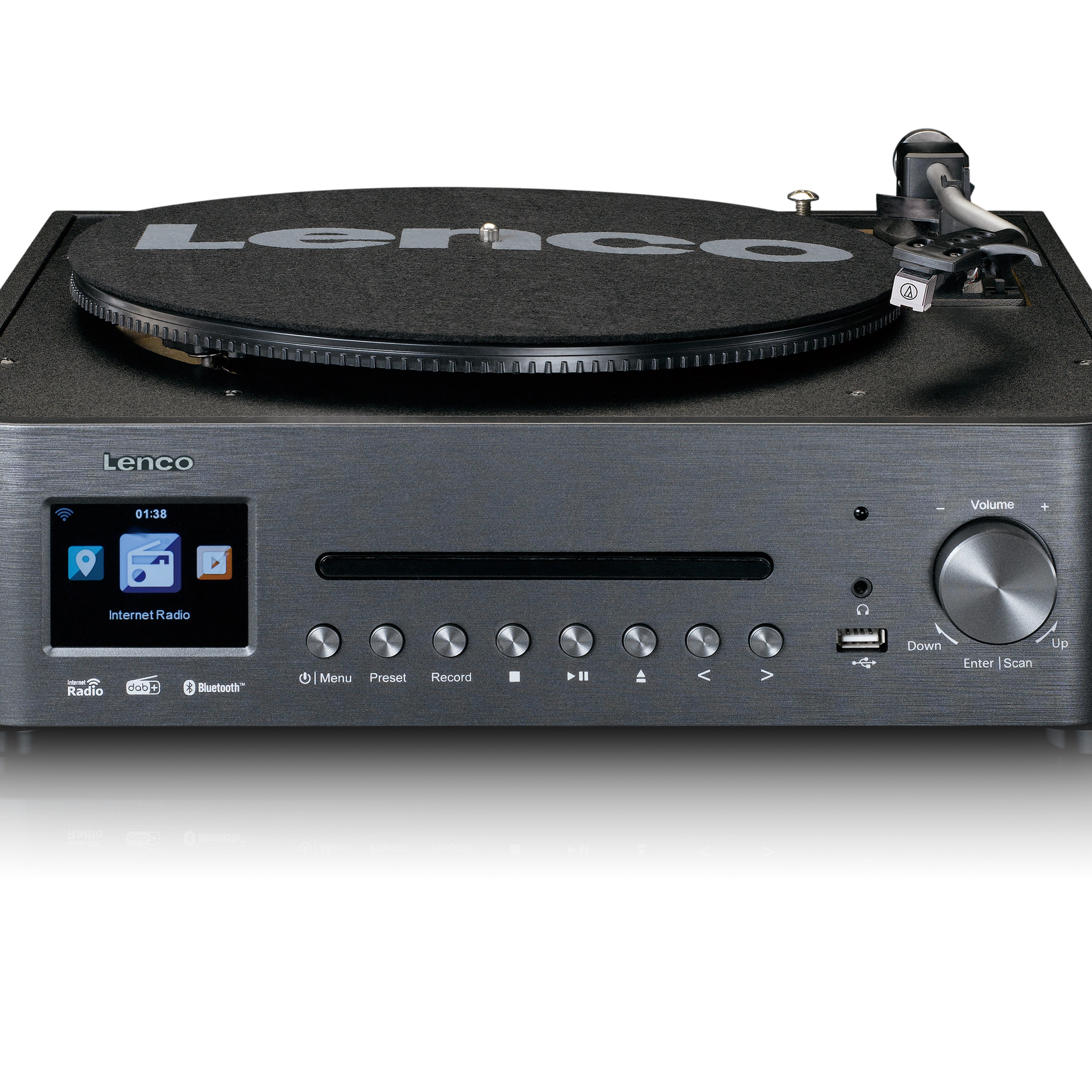 LENCO MC-460BK - Hifi set with internet, DAB+ and FM radio - Black - Refurbished