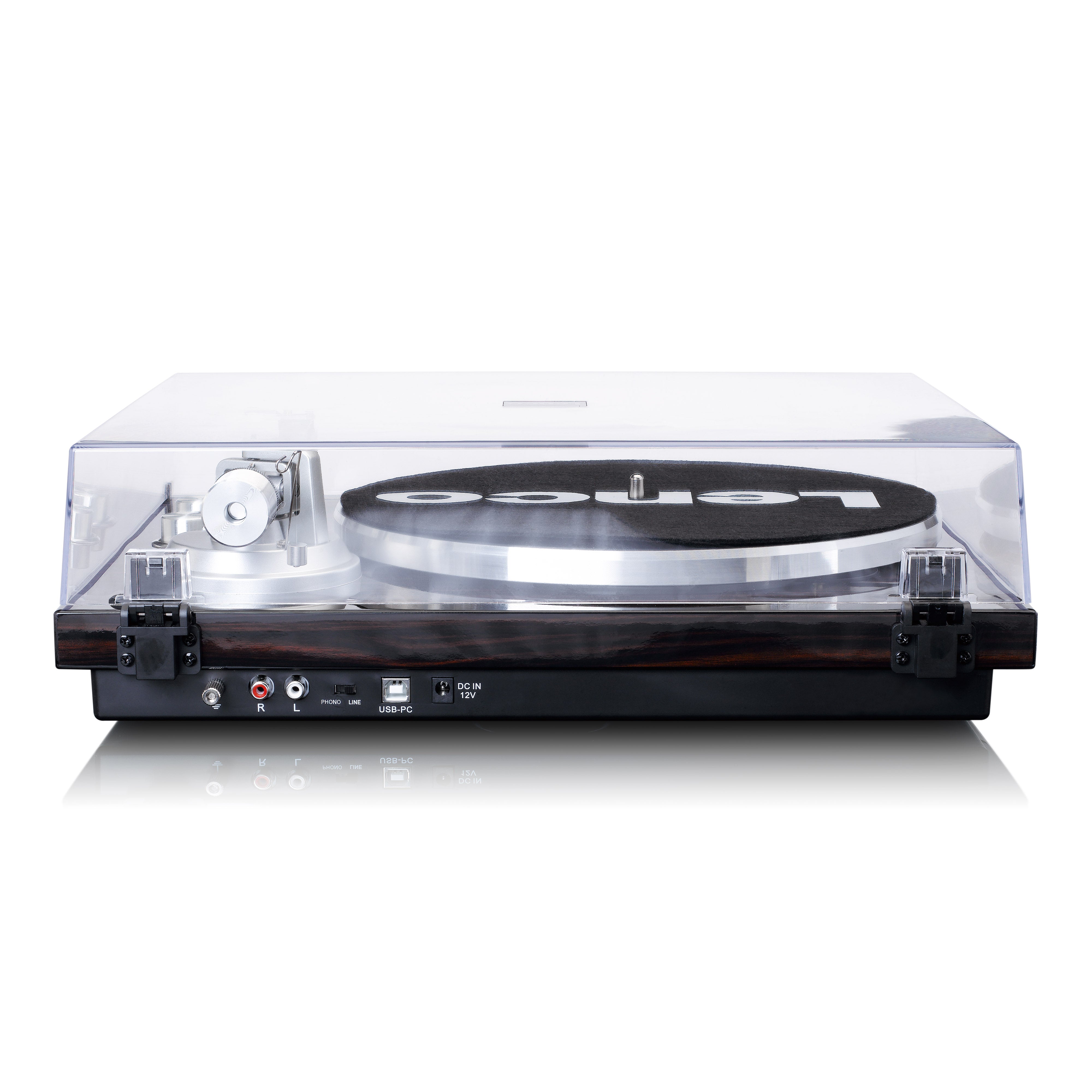 LENCO LBT-188WA - Turntable with Bluetooth® transmission, dark brown