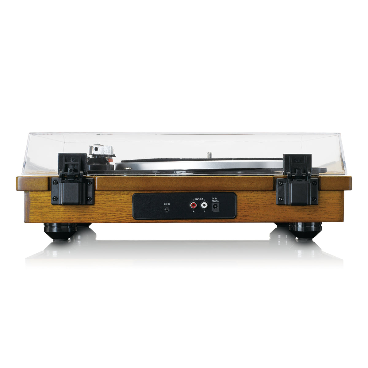 LENCO LS-55WA UK - Turntable with Bluetooth®, USB MP3 encoder, speakers - Wood