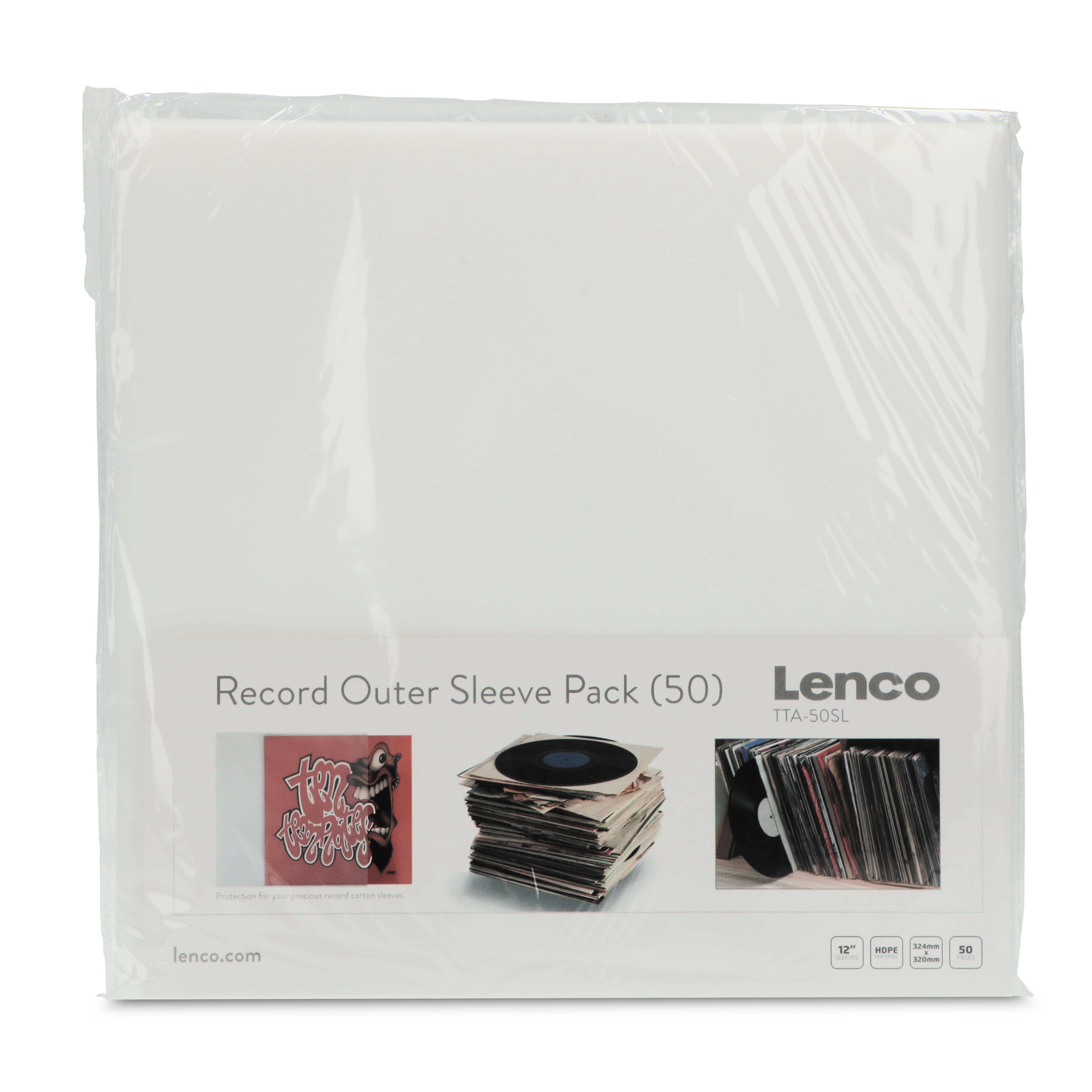 LENCO TTA-50SL - 50 outer sleeves for covers protection