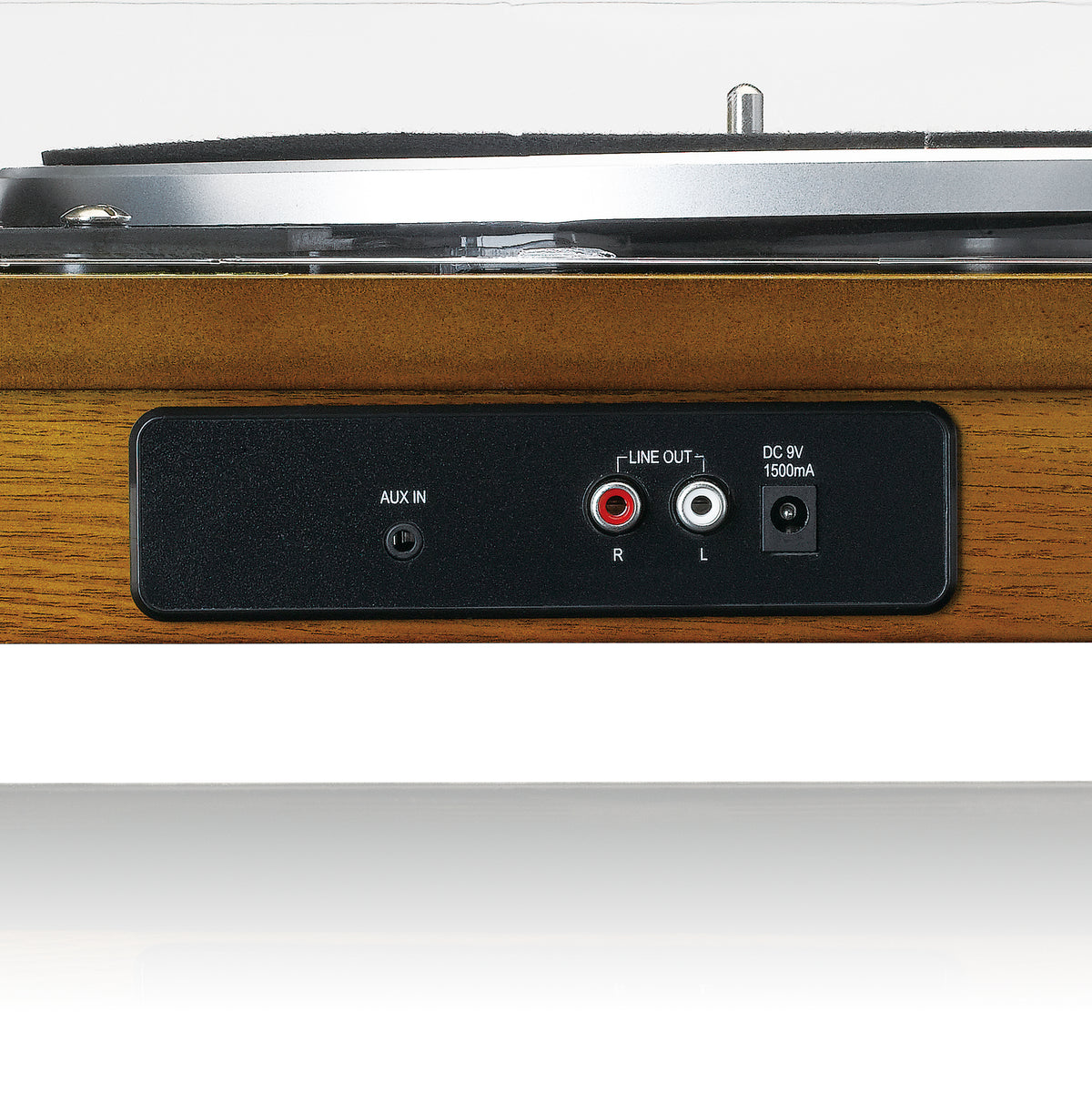 LENCO LS-55WA UK - Turntable with Bluetooth®, USB MP3 encoder, speakers - Wood