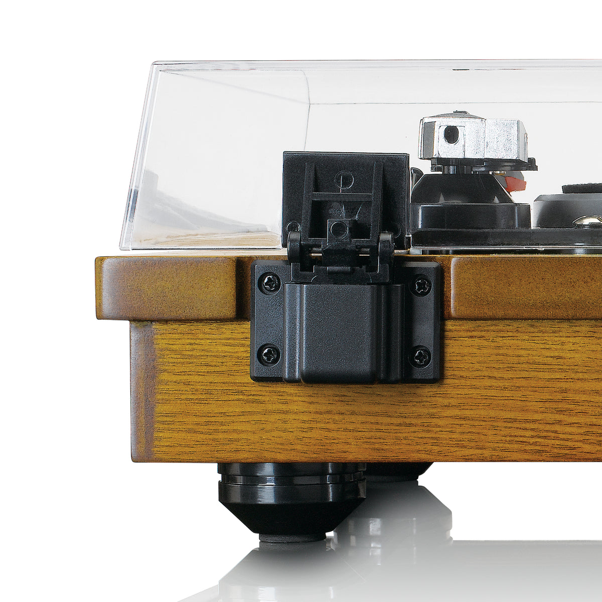 LENCO LS-55WA UK - Turntable with Bluetooth®, USB MP3 encoder, speakers - Wood