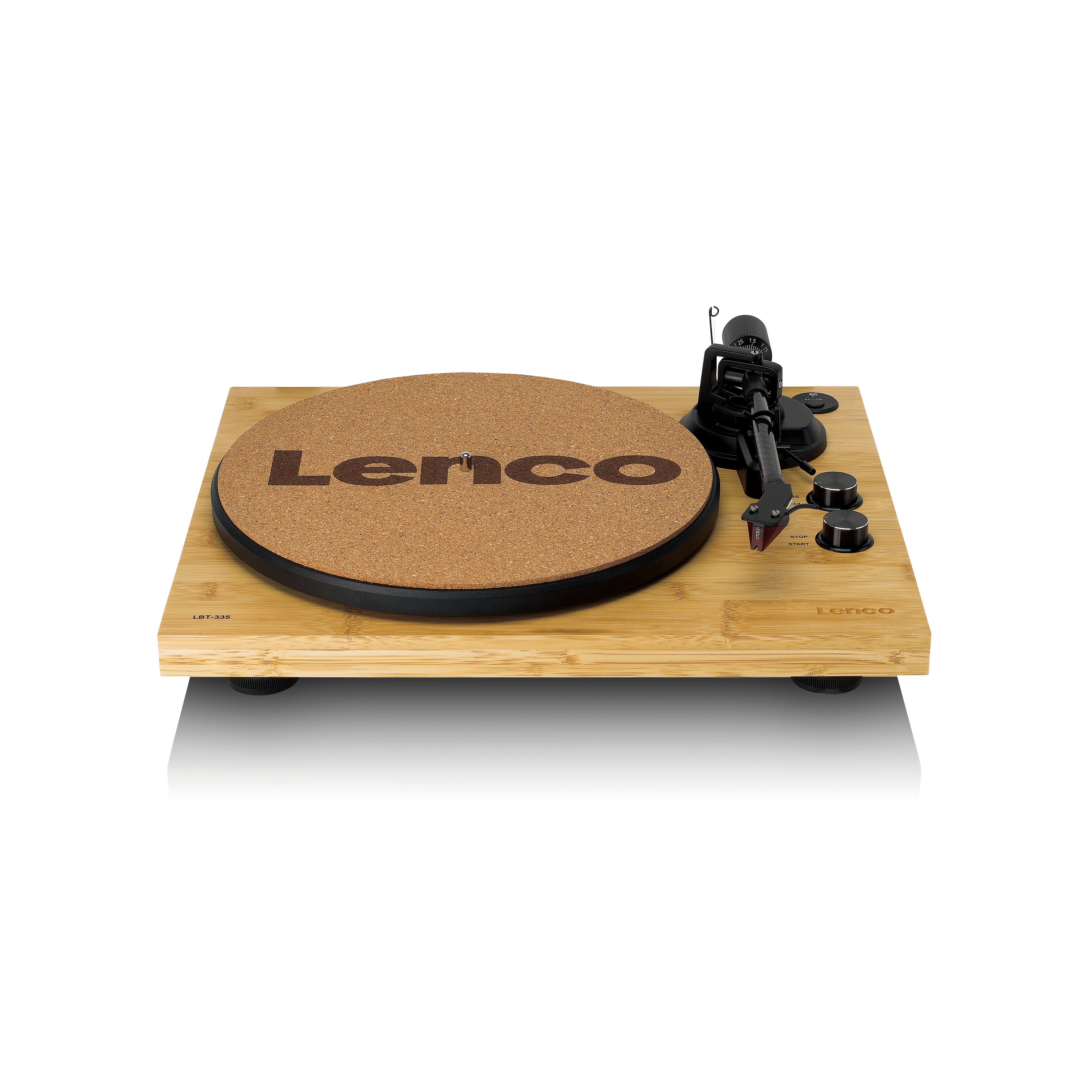 Lenco LBT-335BA - Turntable with Bluetooth® transmission, Bamboo