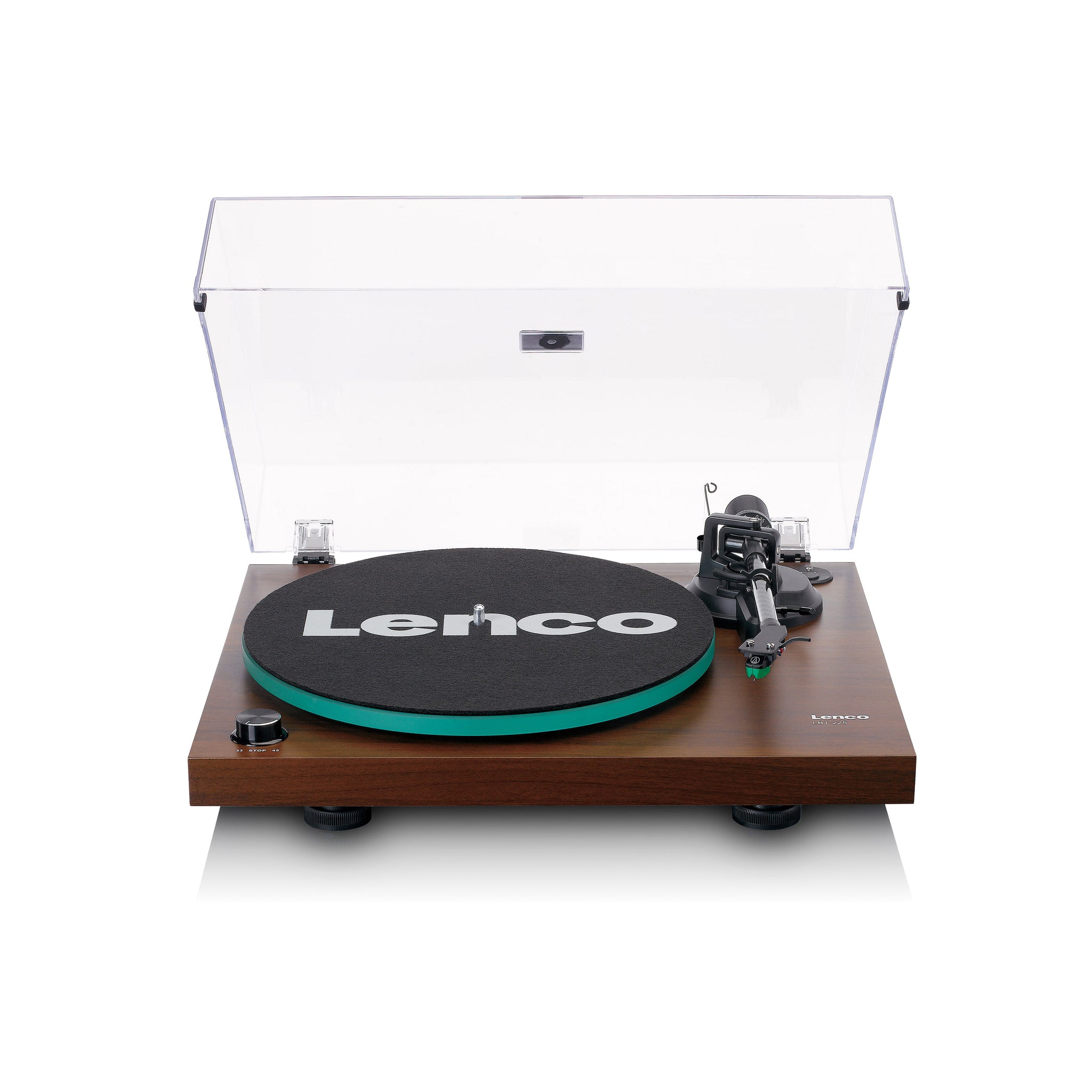 LENCO LBT225WA Record player with Bluetooth® transmission dark br