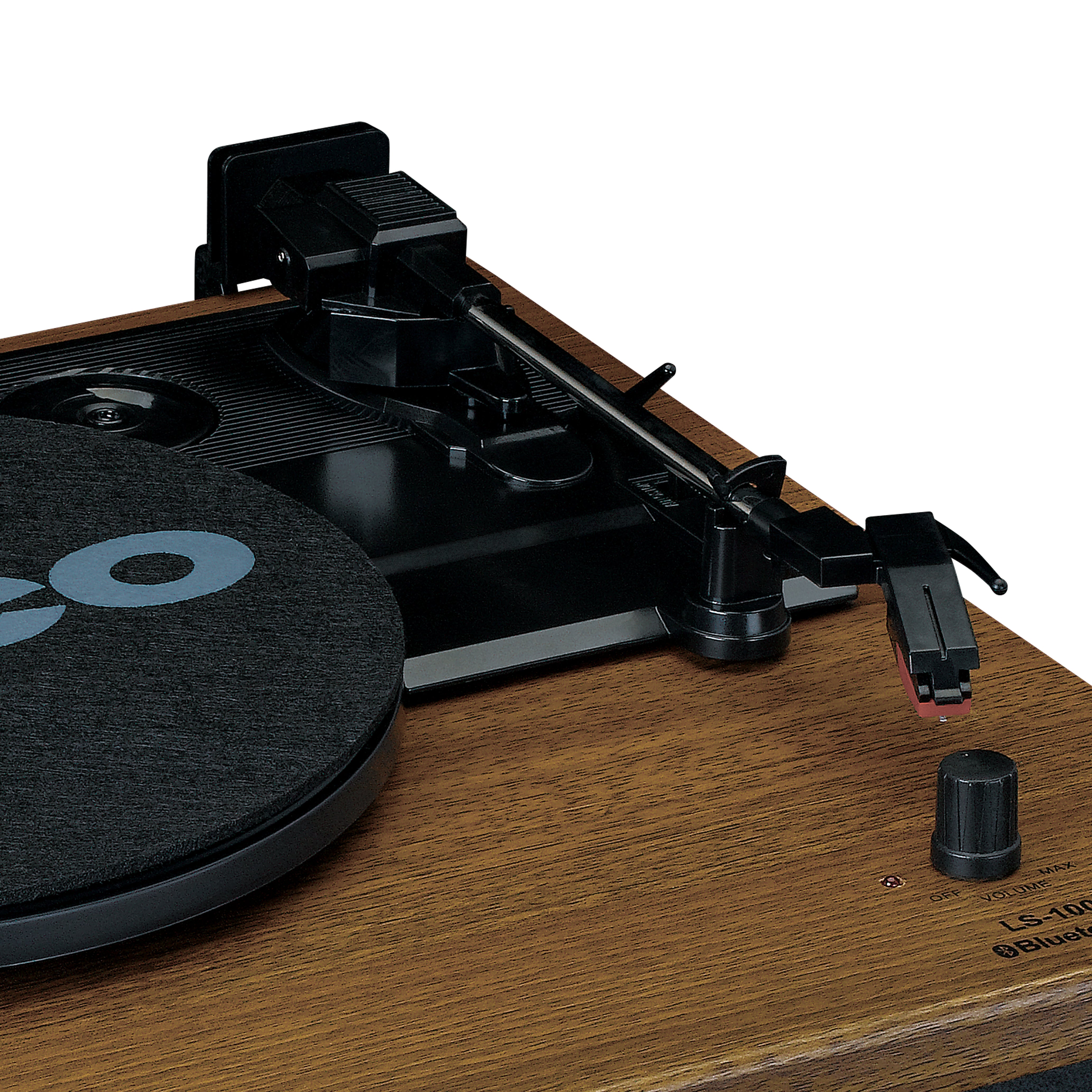 LENCO LS-100WD UK - Turntable with built-in speakers - Wood