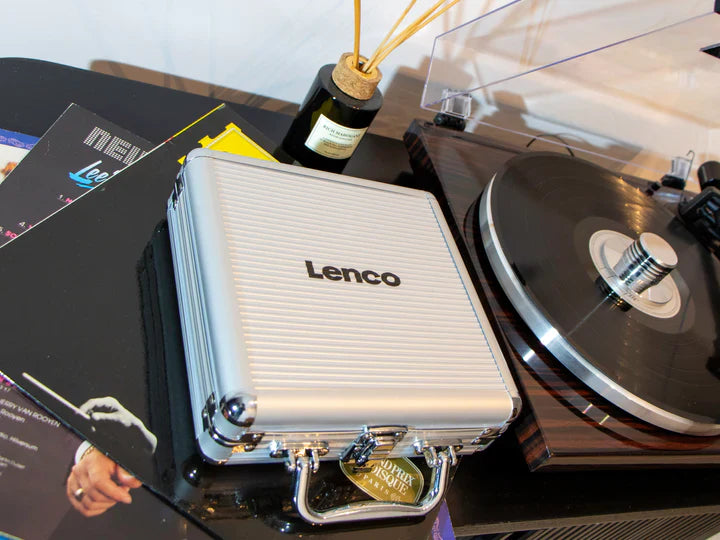 DRAFT LENCO TTA-12IN1PRO - Professional 12-in-1 set with turntable accessories and deluxe LP cleaning kit - Silver - Refurbished