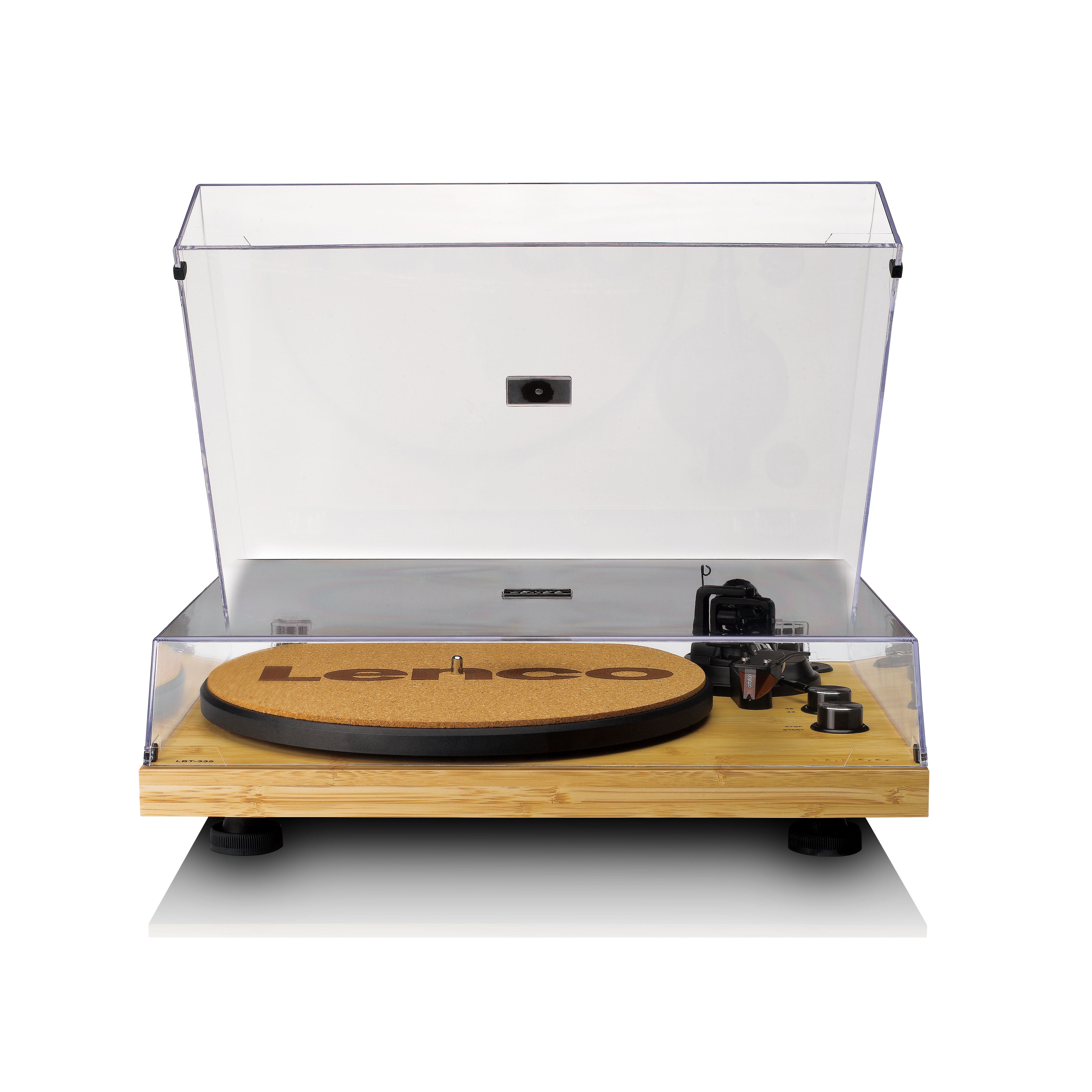 Lenco LBT-335BA - Turntable with Bluetooth® transmission, Bamboo
