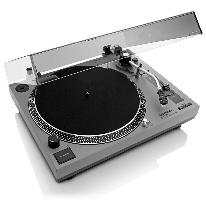 LENCO L-3810GY - Direct Drive turntable with USB - Grey - Refurbished