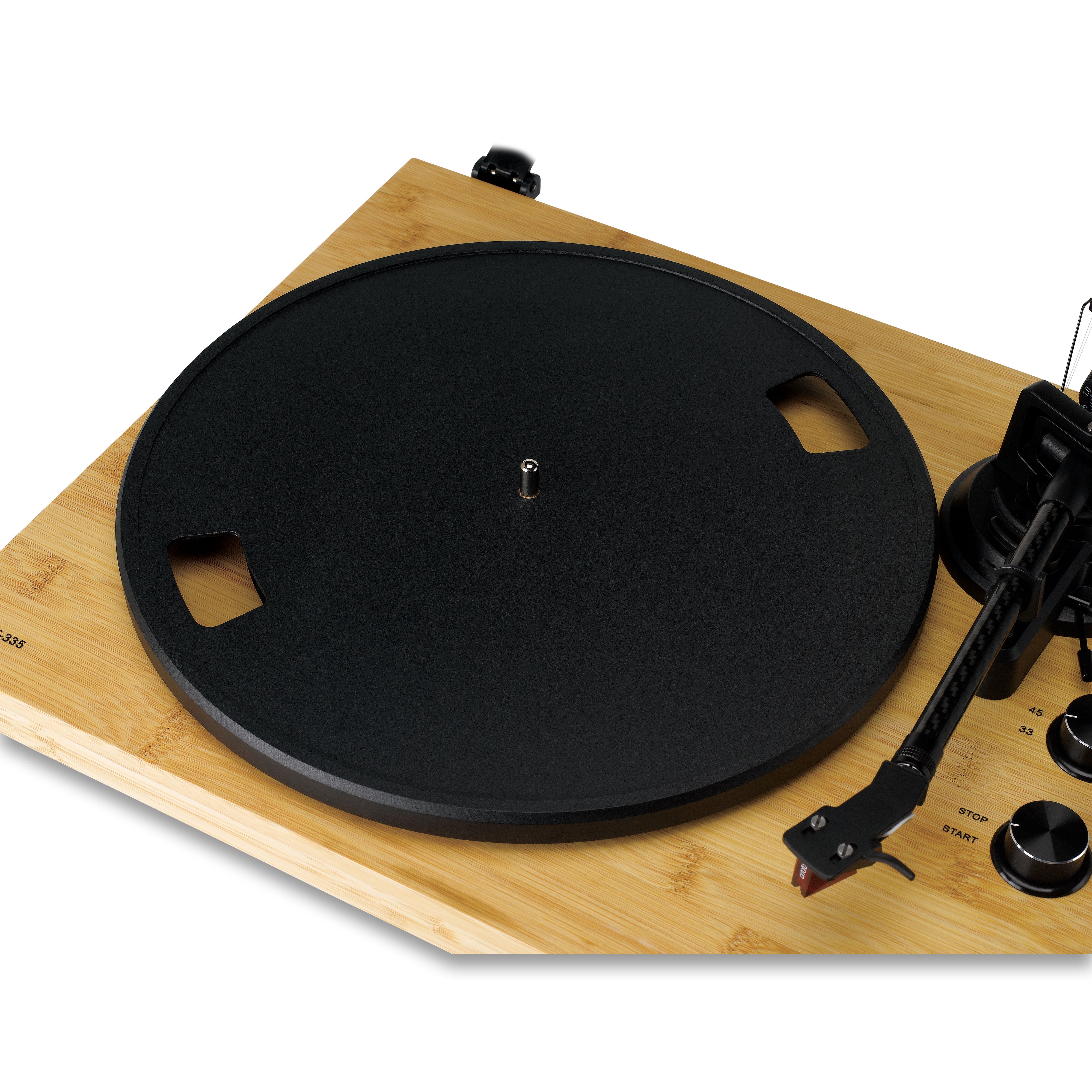Lenco LBT-335BA - Turntable with Bluetooth® transmission, Bamboo