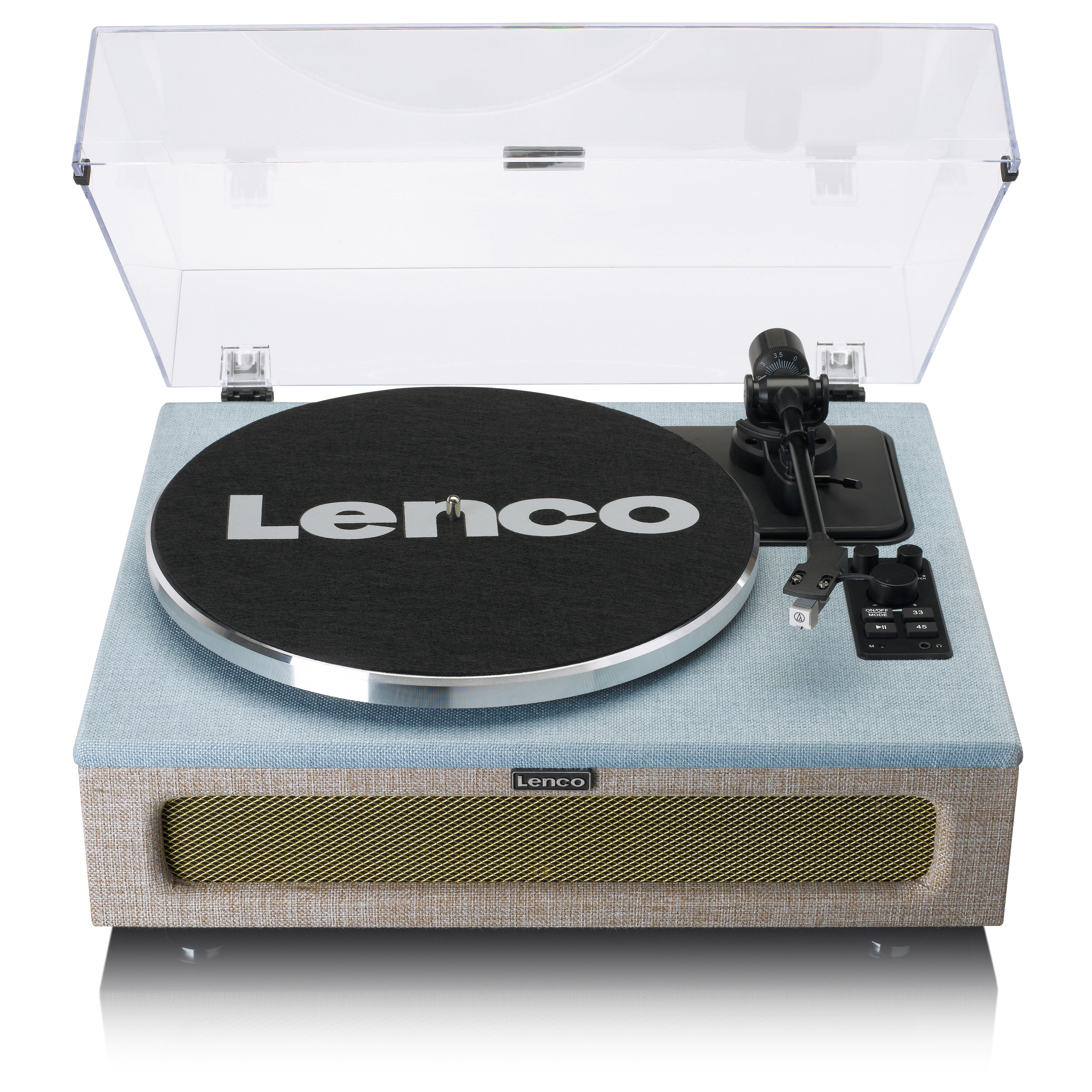 LENCO LS-440BUBG - Turntable with 4 built-in speakers - Fabric