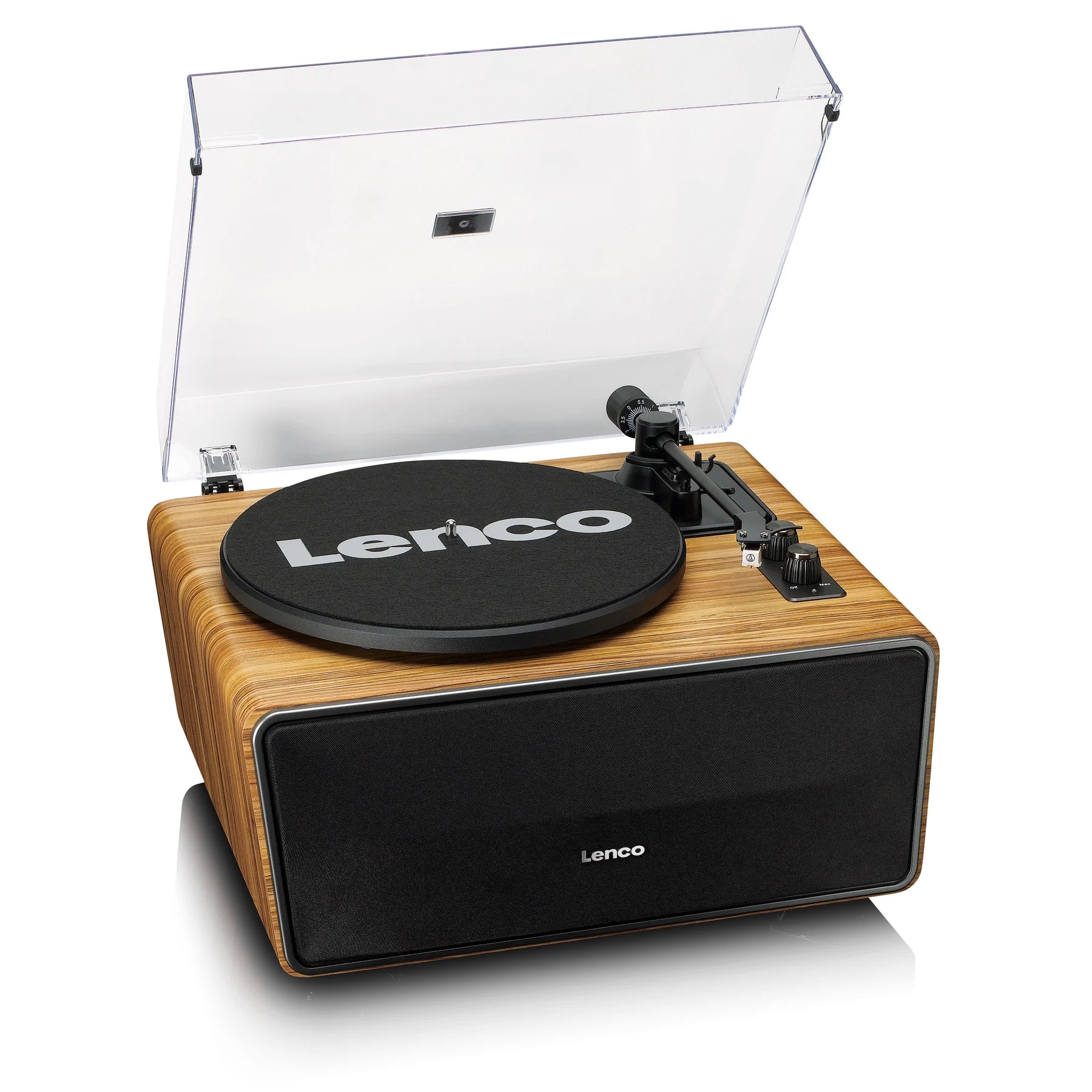 LENCO LS-570OK - Record player with built-in speakers and Bluetooth® - Record player on legs - Oakwood