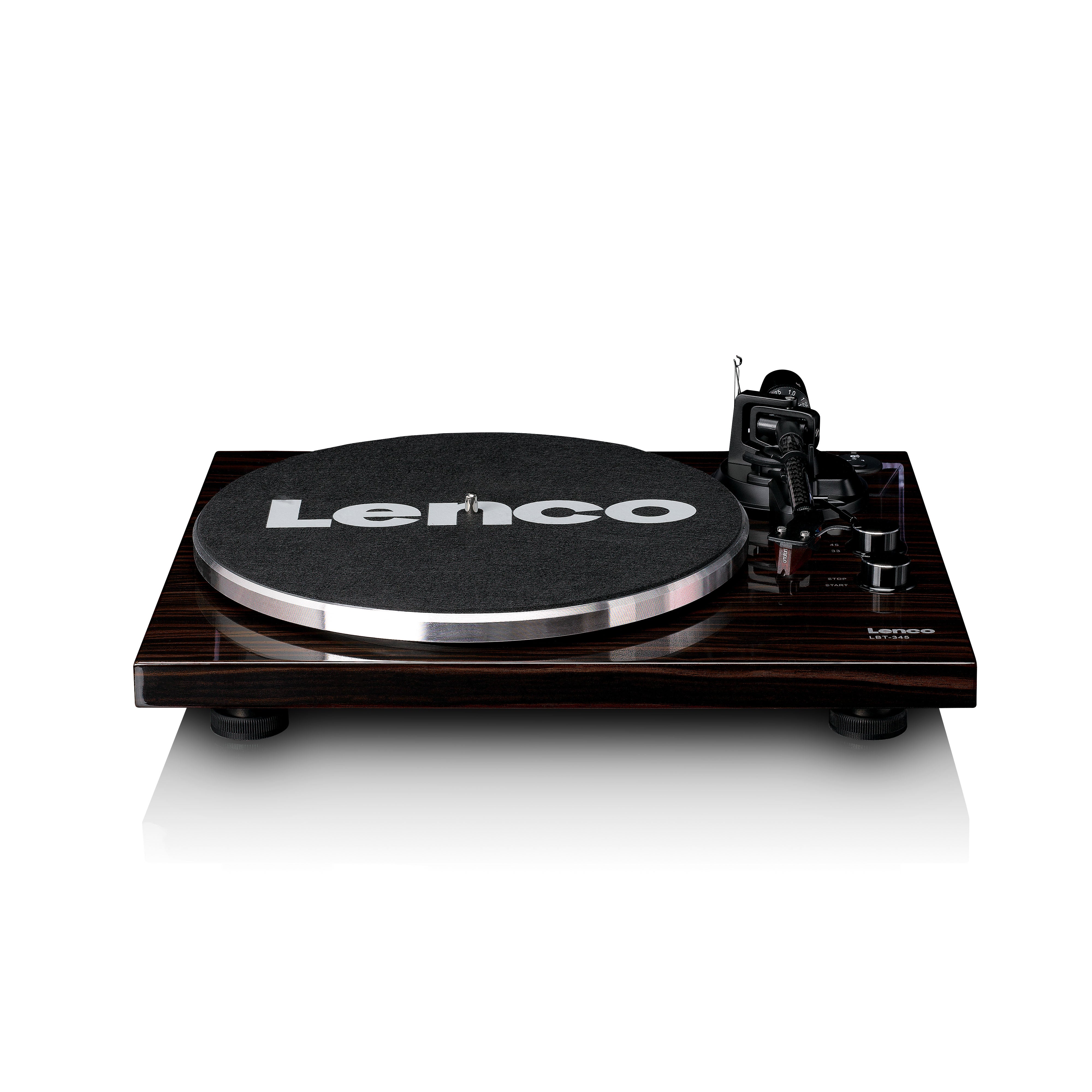 Lenco LBT-345WA - Turntable with Bluetooth Connectivity, Walnut