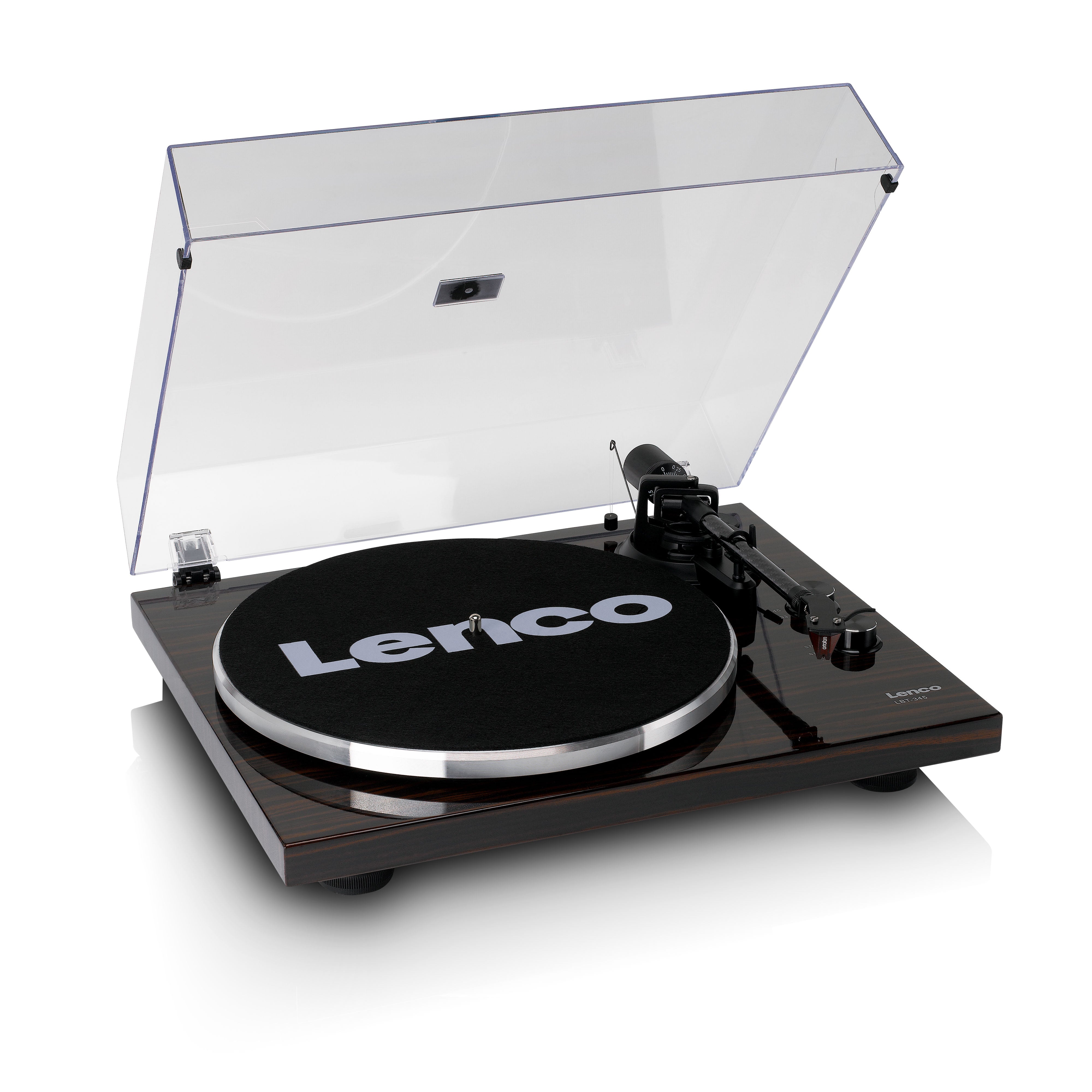 Lenco LBT-345WA - Turntable with Bluetooth Connectivity, Walnut