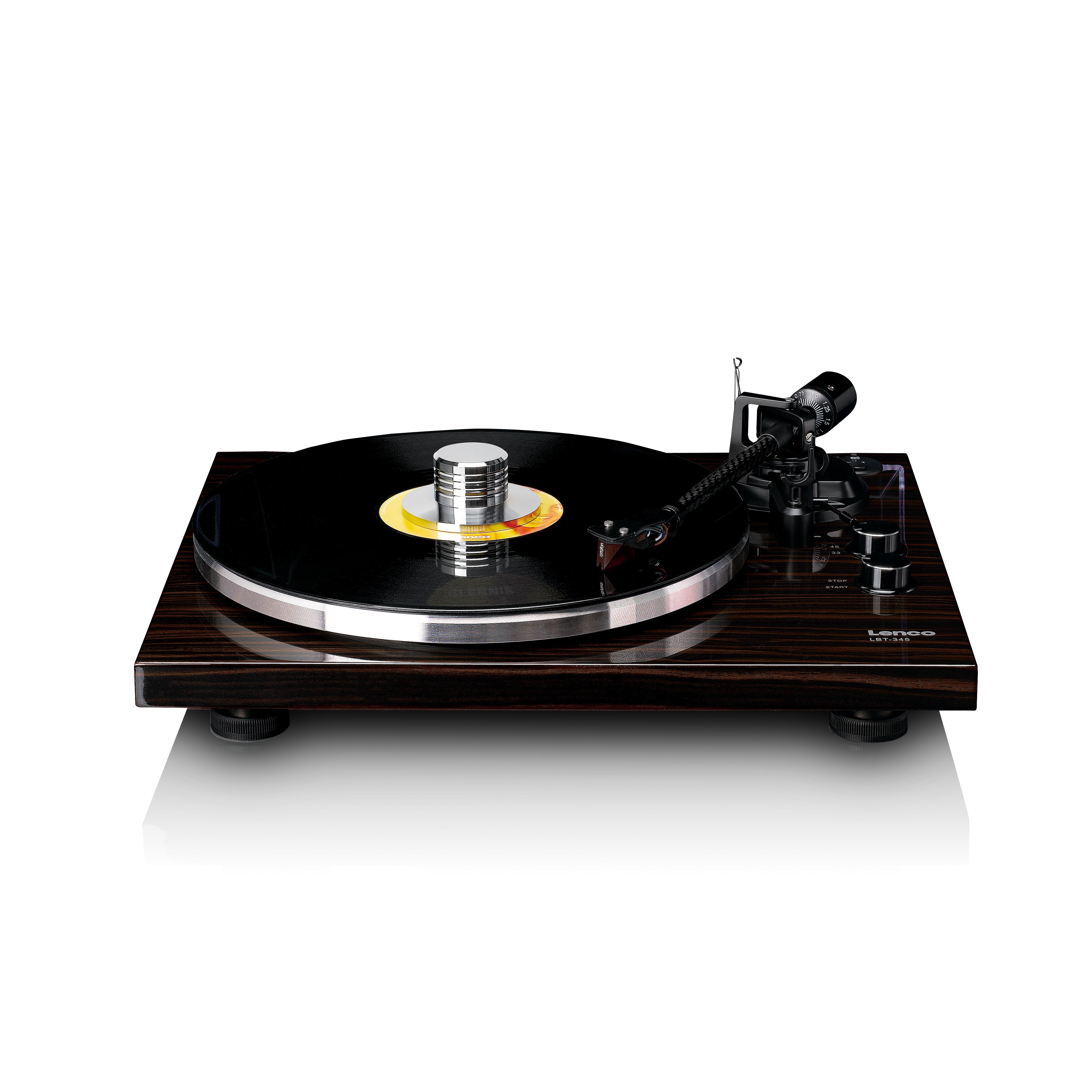 Lenco LBT-345WA - Turntable with Bluetooth Connectivity, Walnut
