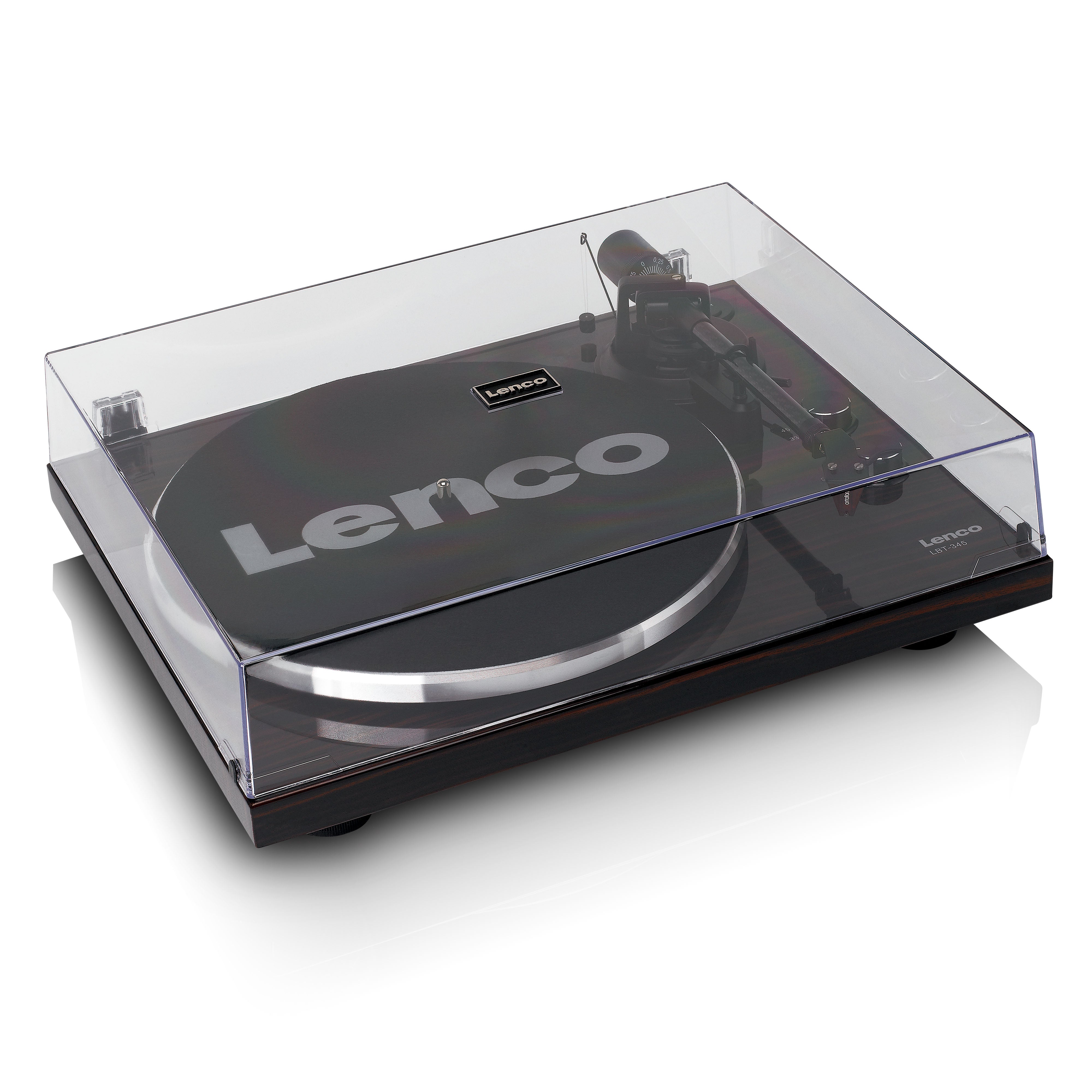 Lenco LBT-345WA - Turntable with Bluetooth Connectivity, Walnut