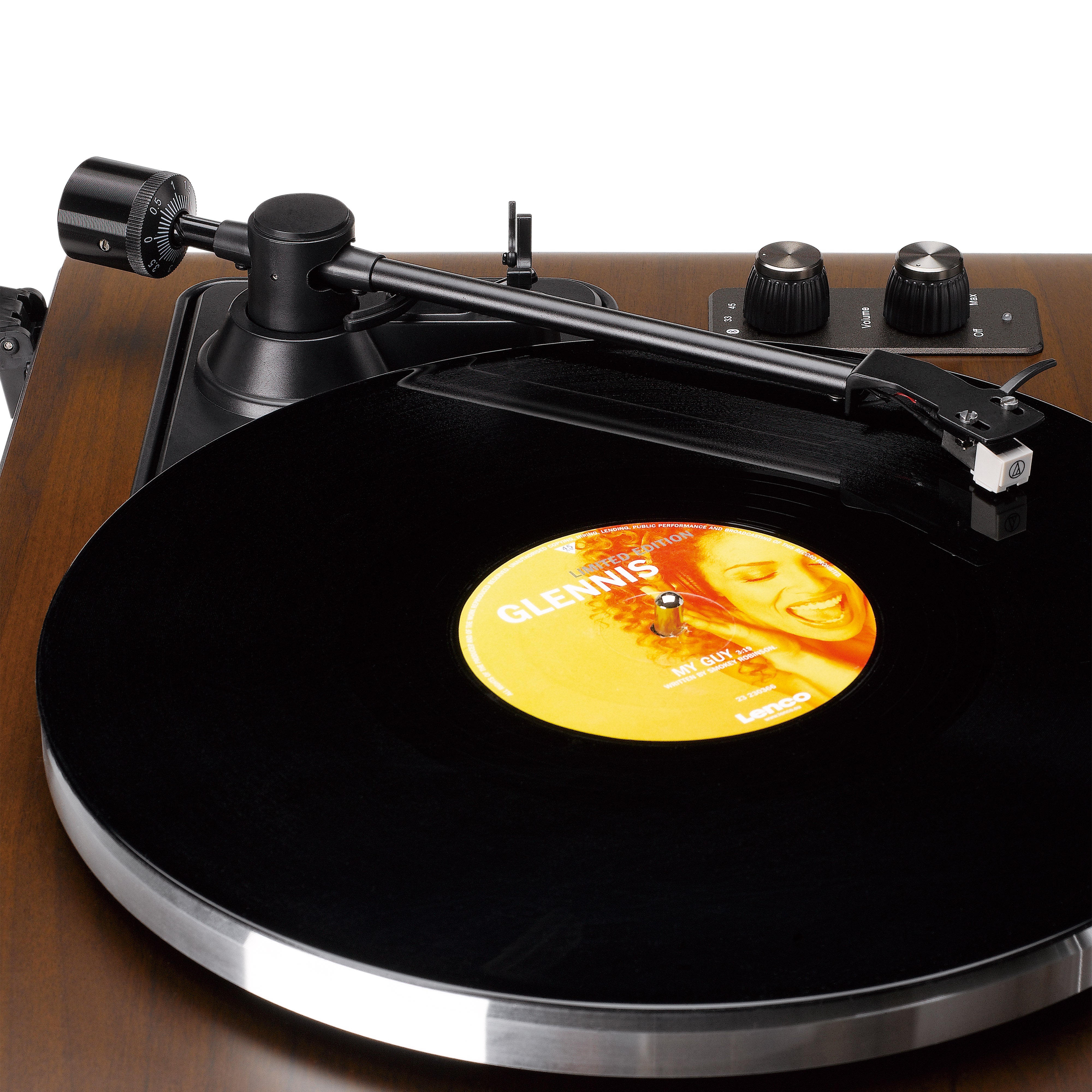 Lenco LS-470WA - Turntable with Bluetooth Connectivity, Walnut