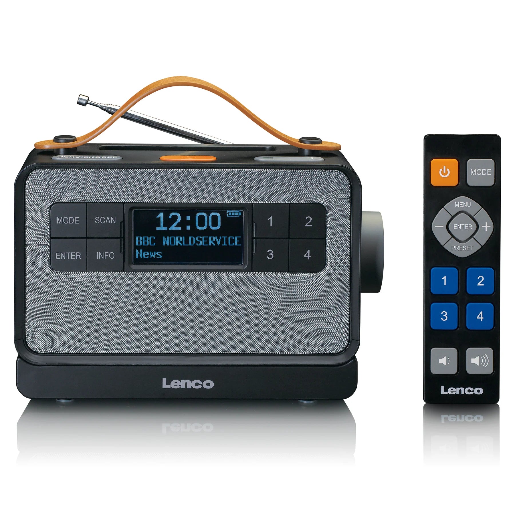 Lenco PDR-065BK - Eco DAB+ radio with Bluetooth® 5.0, Black