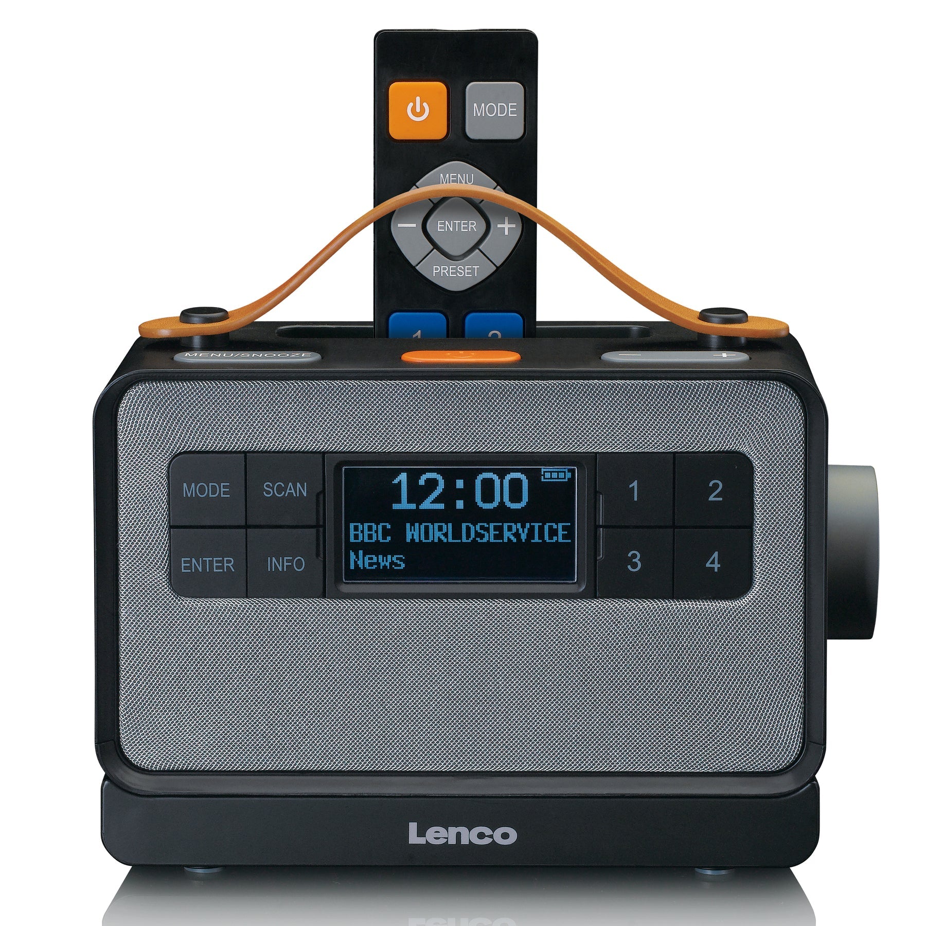 Lenco PDR-065BK - Eco DAB+ radio with Bluetooth® 5.0, Black