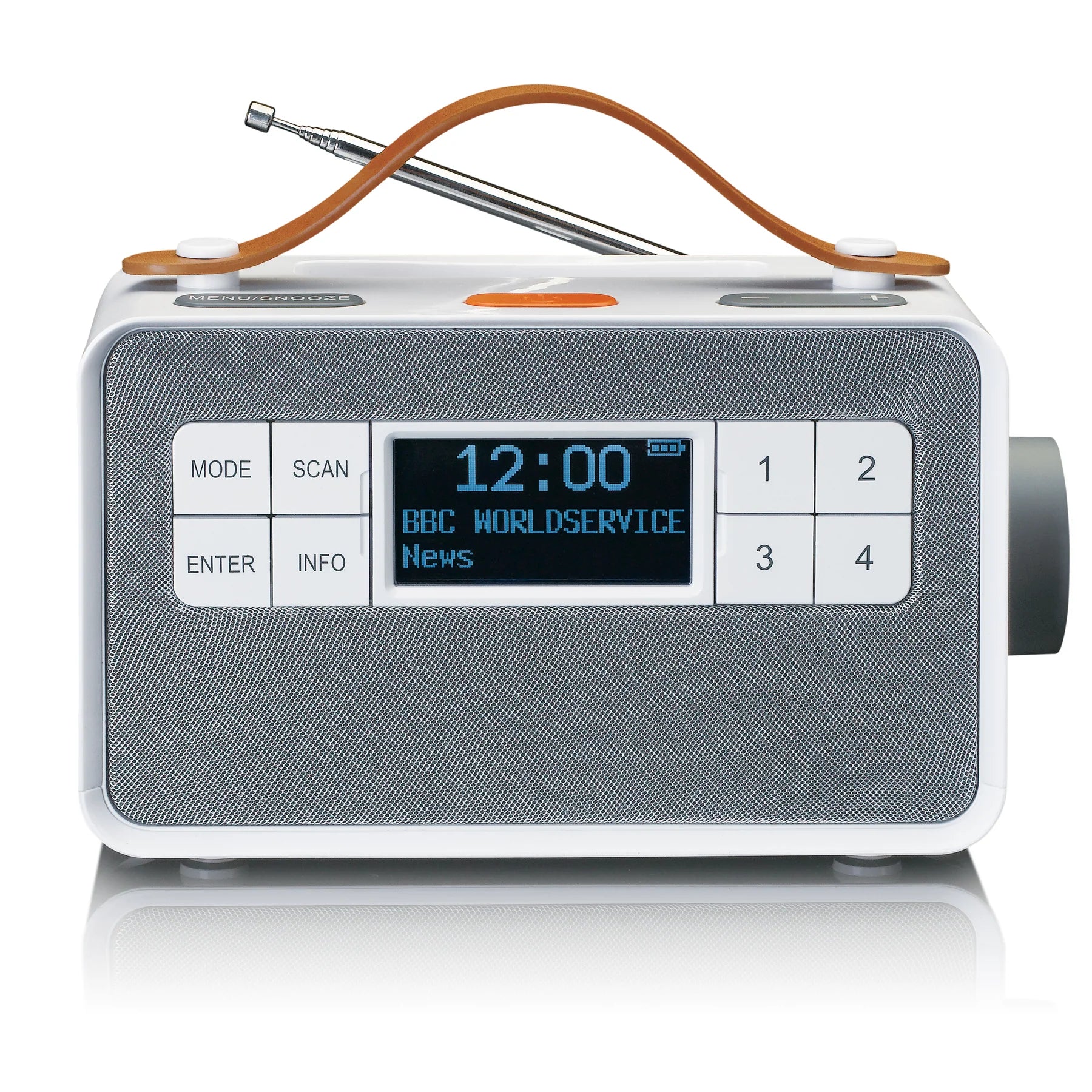 Lenco PDR-065WH- Eco DAB+ radio with Bluetooth® 5.0, White
