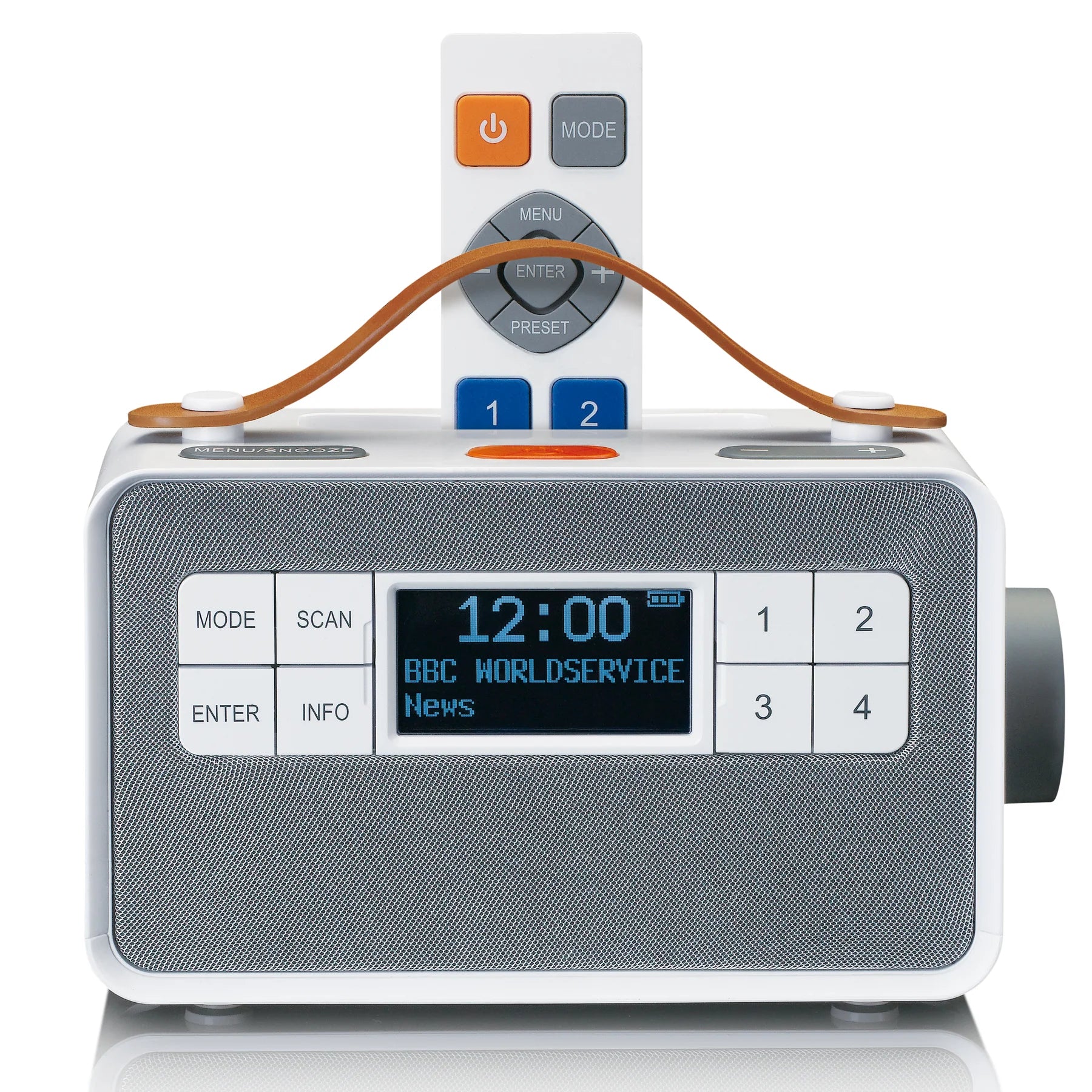 Lenco PDR-065WH- Eco DAB+ radio with Bluetooth® 5.0, White