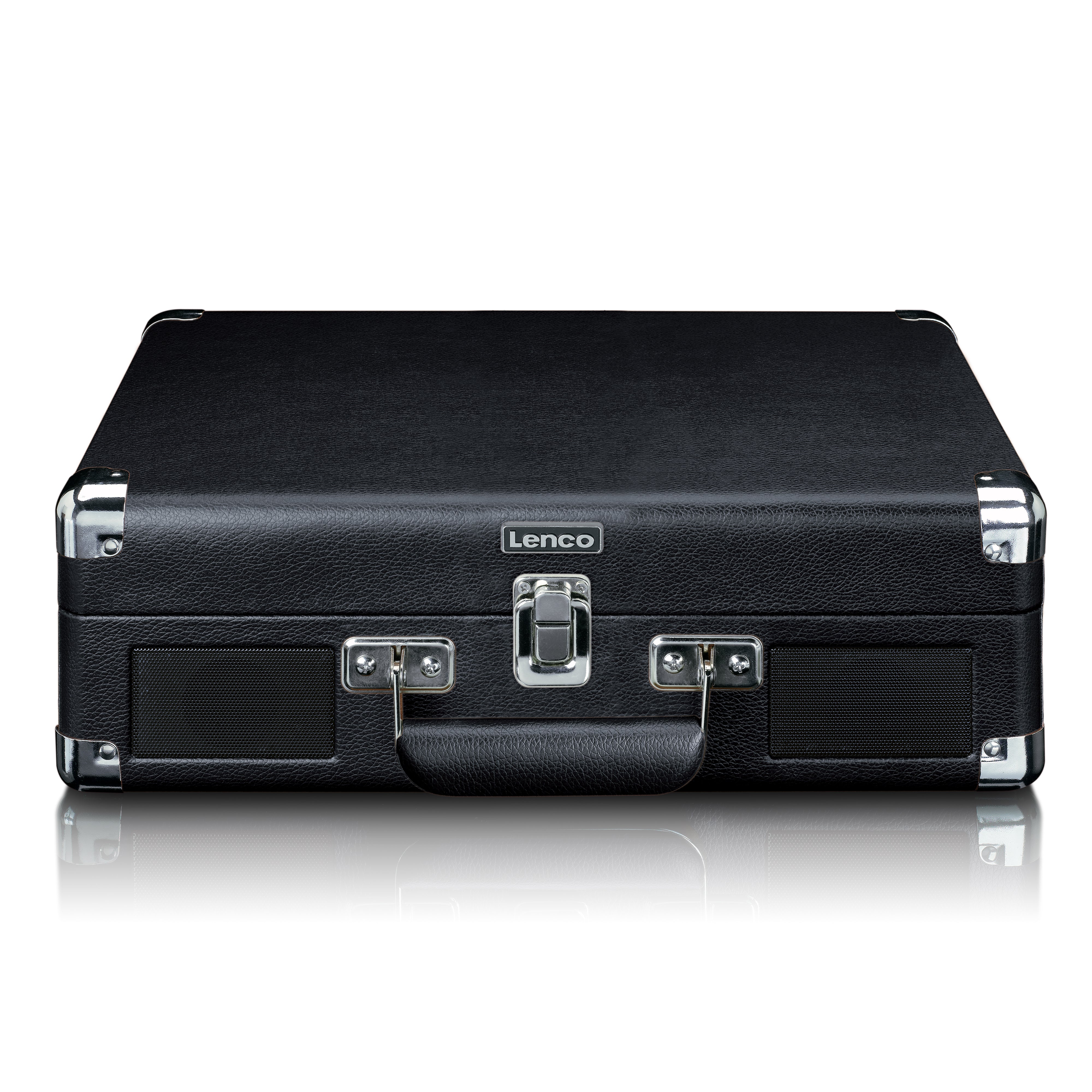 Lenco TT-115BK - Retro Turntable with Bluetooth and Built-in Speakers, Black