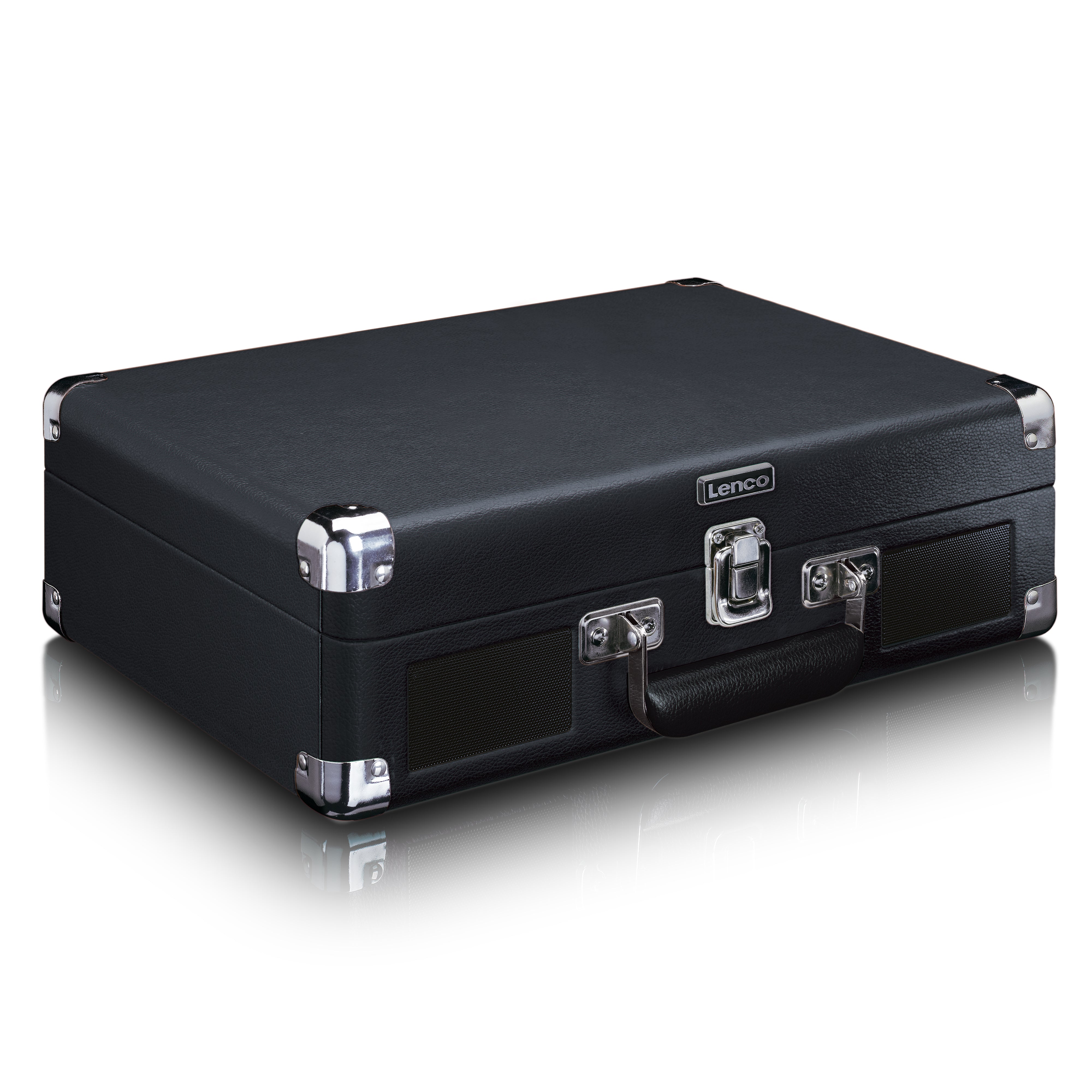 Lenco TT-115BK - Retro Turntable with Bluetooth and Built-in Speakers, Black