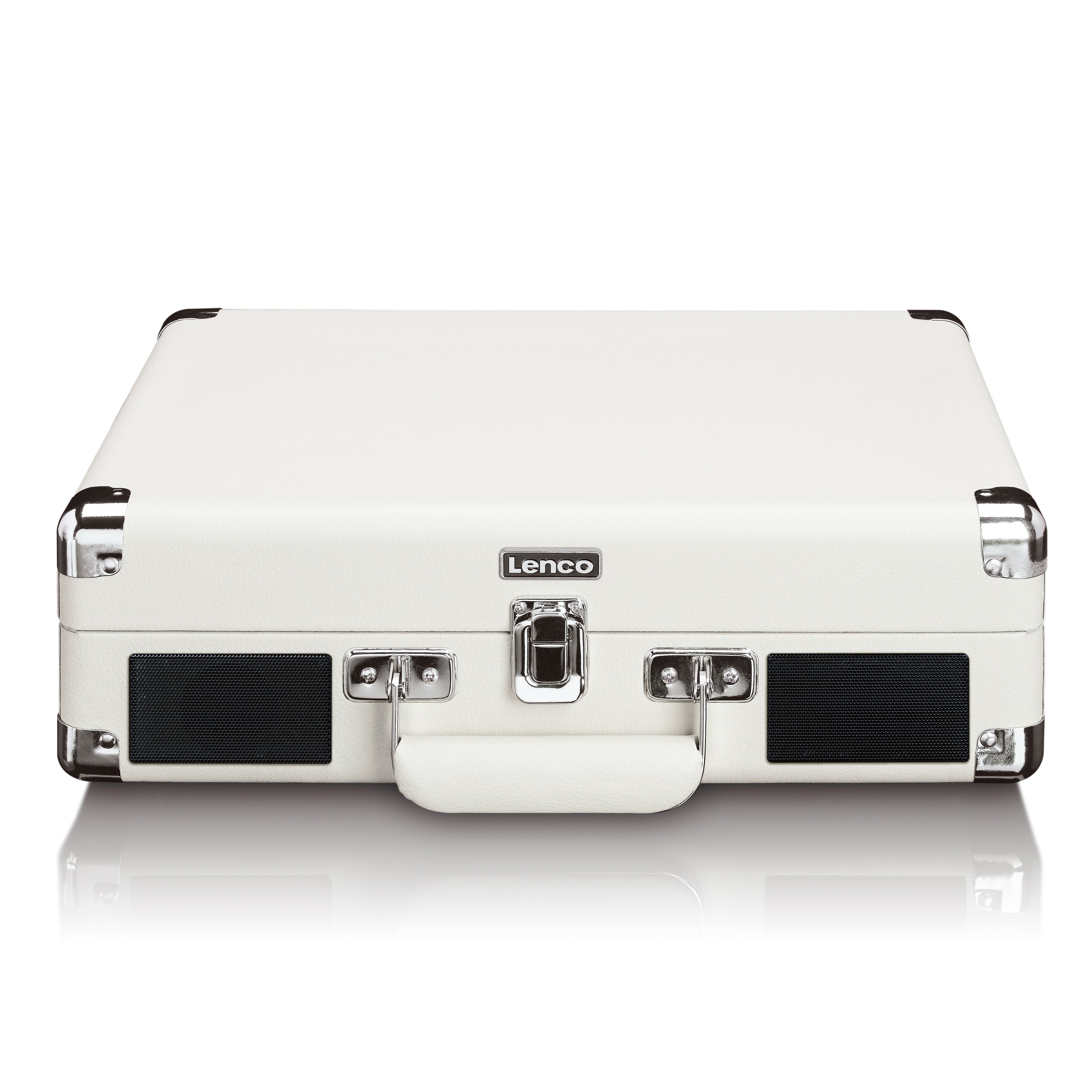 Lenco TT-115CR - Retro Turntable with Bluetooth and Built-in Speakers, Cream