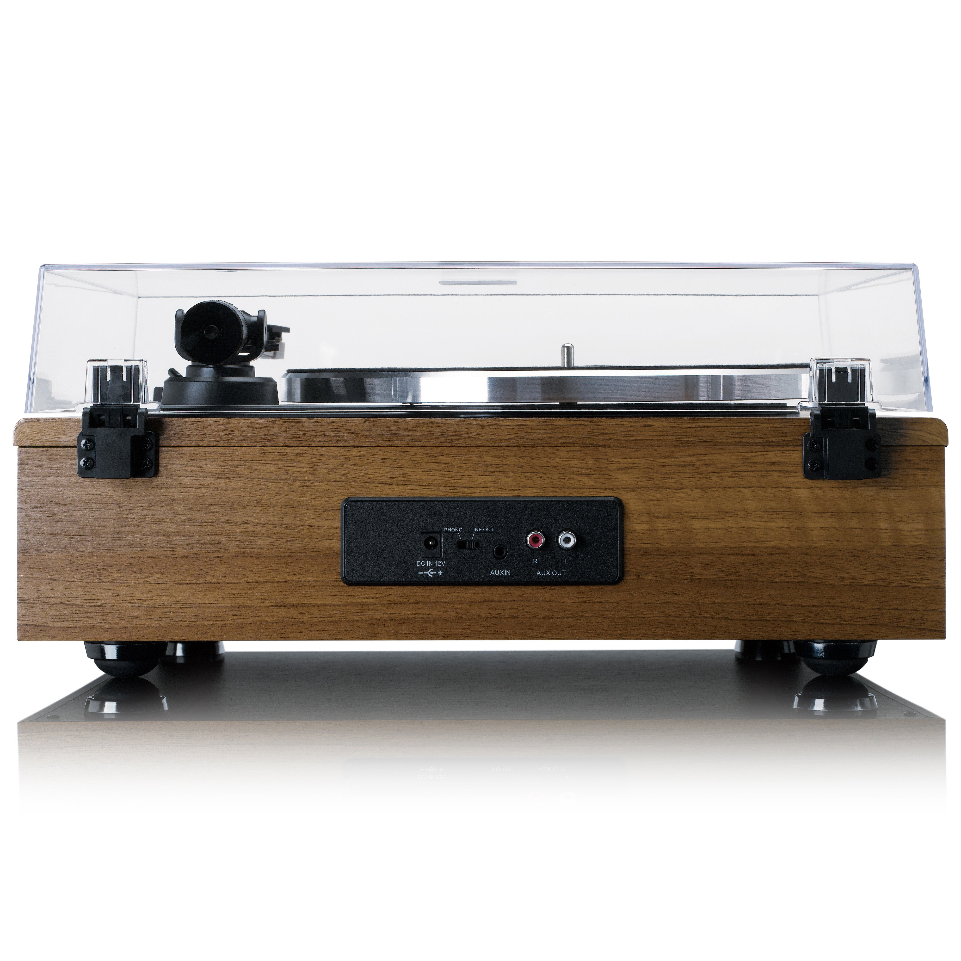 LENCO LS-410WA - Turntable with 4 built-in speakers - Wood - Refurbished