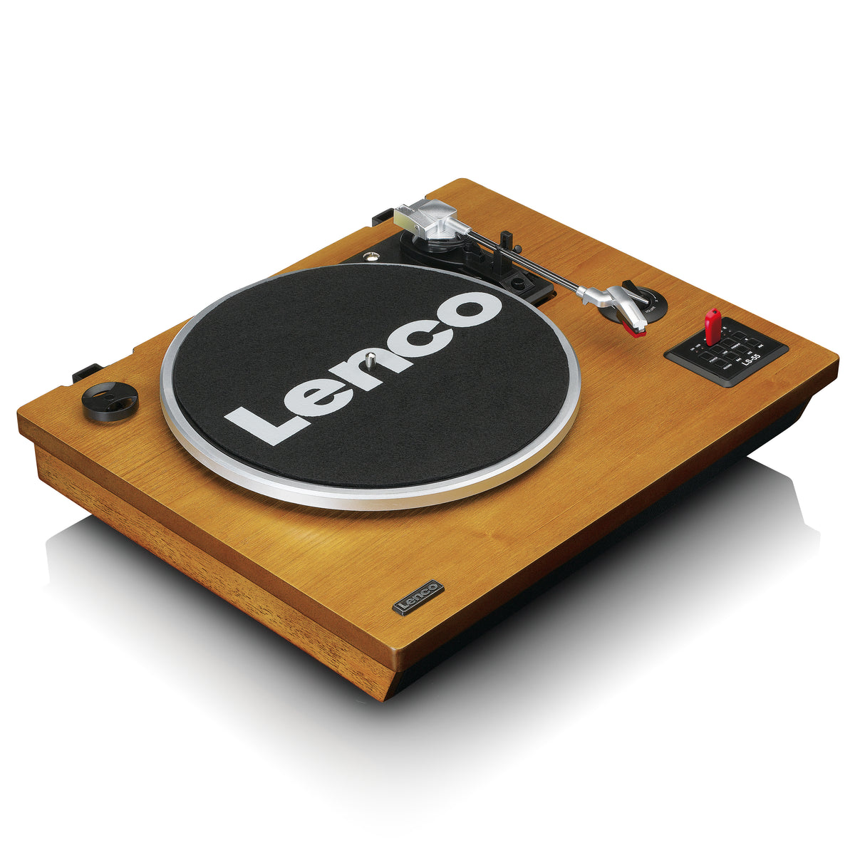 LENCO LS-55WA UK - Turntable with Bluetooth®, USB MP3 encoder, speakers - Wood
