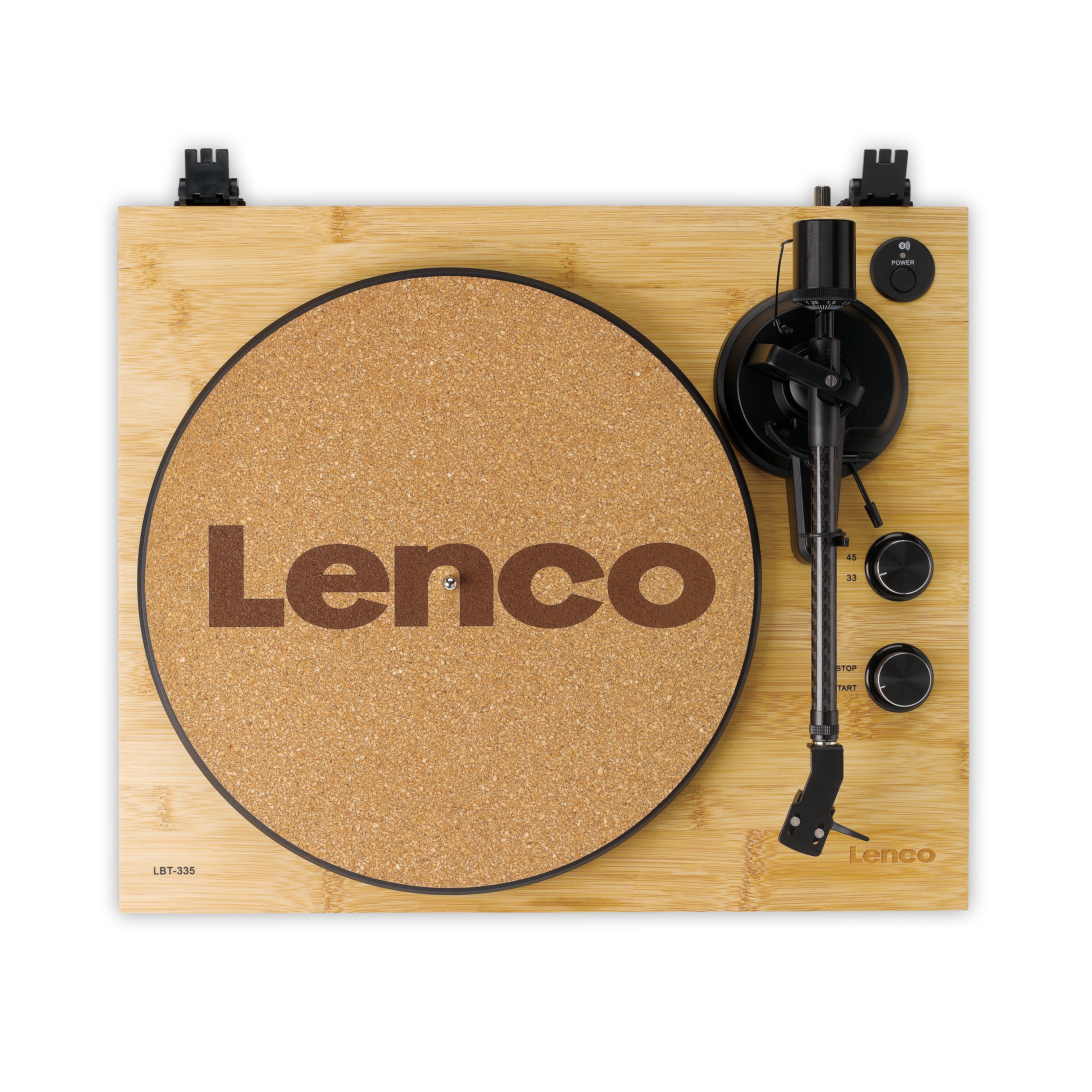 Lenco LBT-335BA - Turntable with Bluetooth® transmission, Bamboo