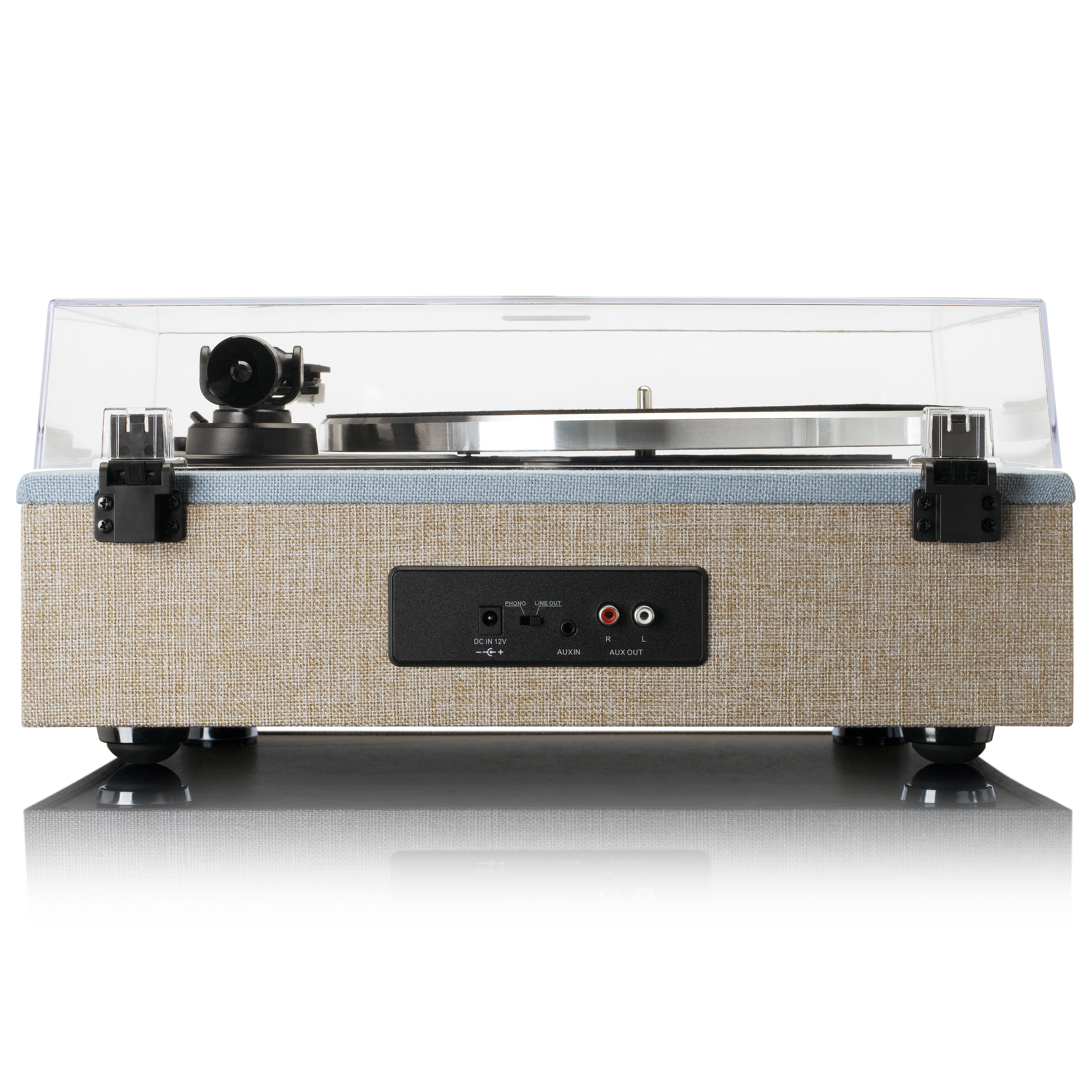 LENCO LS-440BUBG - Turntable with 4 built-in speakers - Fabric