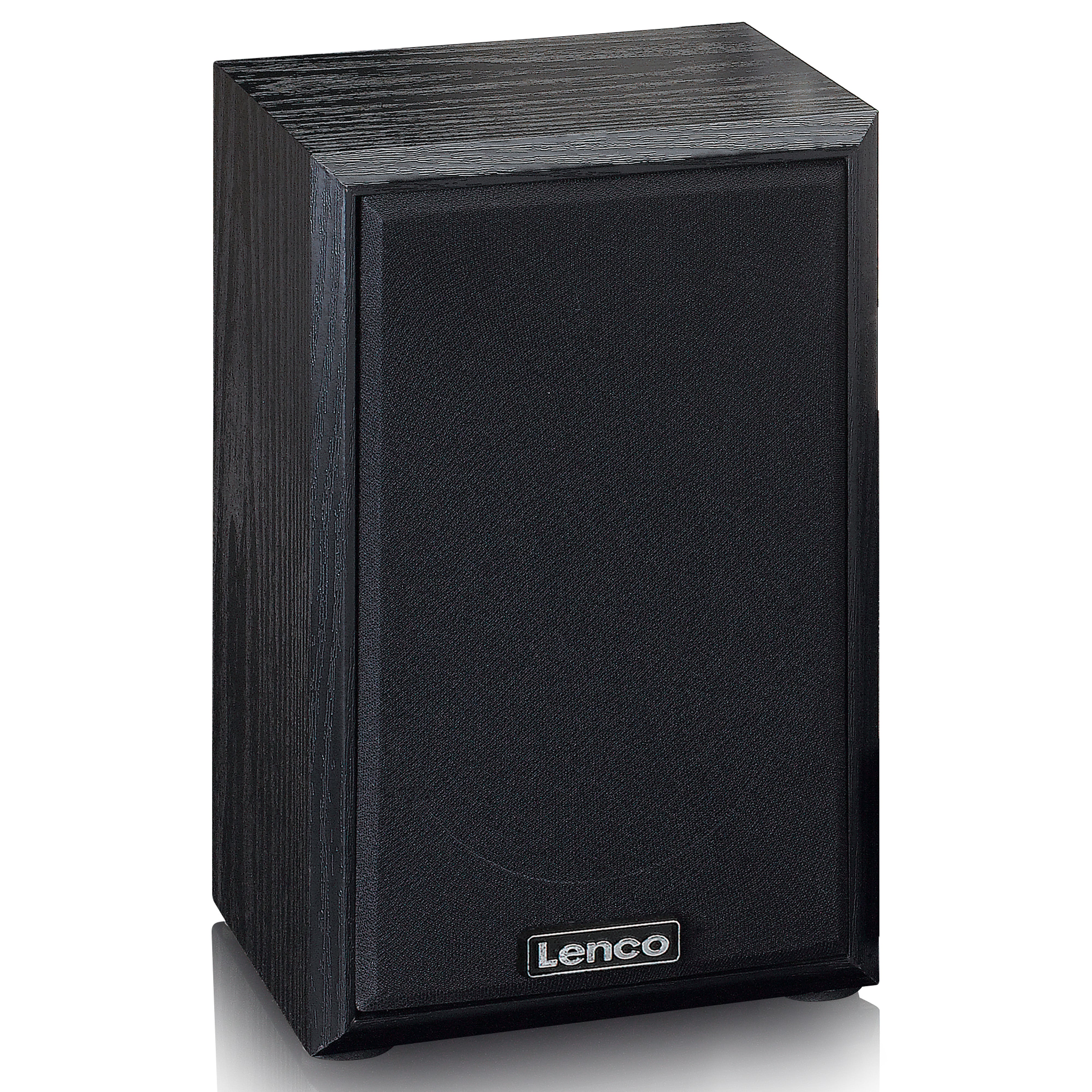 LENCO - LS-101BK - Belt drive wooden turntable