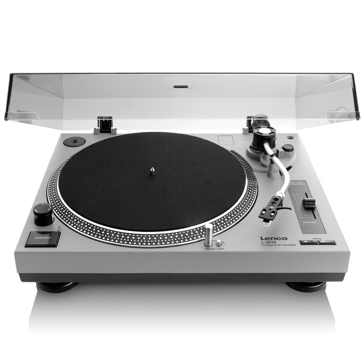 LENCO L-3810GY - Direct Drive turntable with USB - Grey - Refurbished