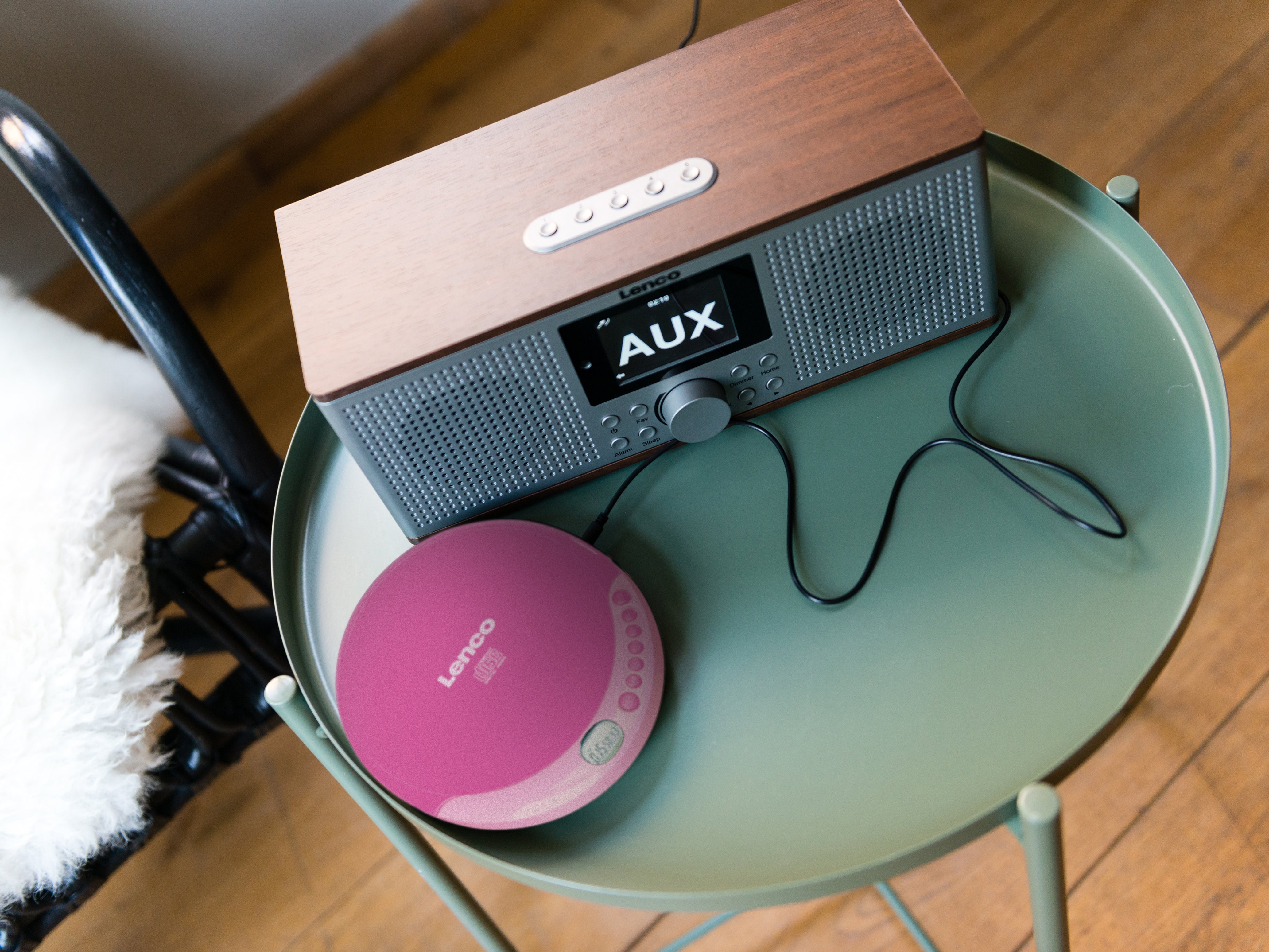 LENCO CD-011PK - Portable CD player - Pink