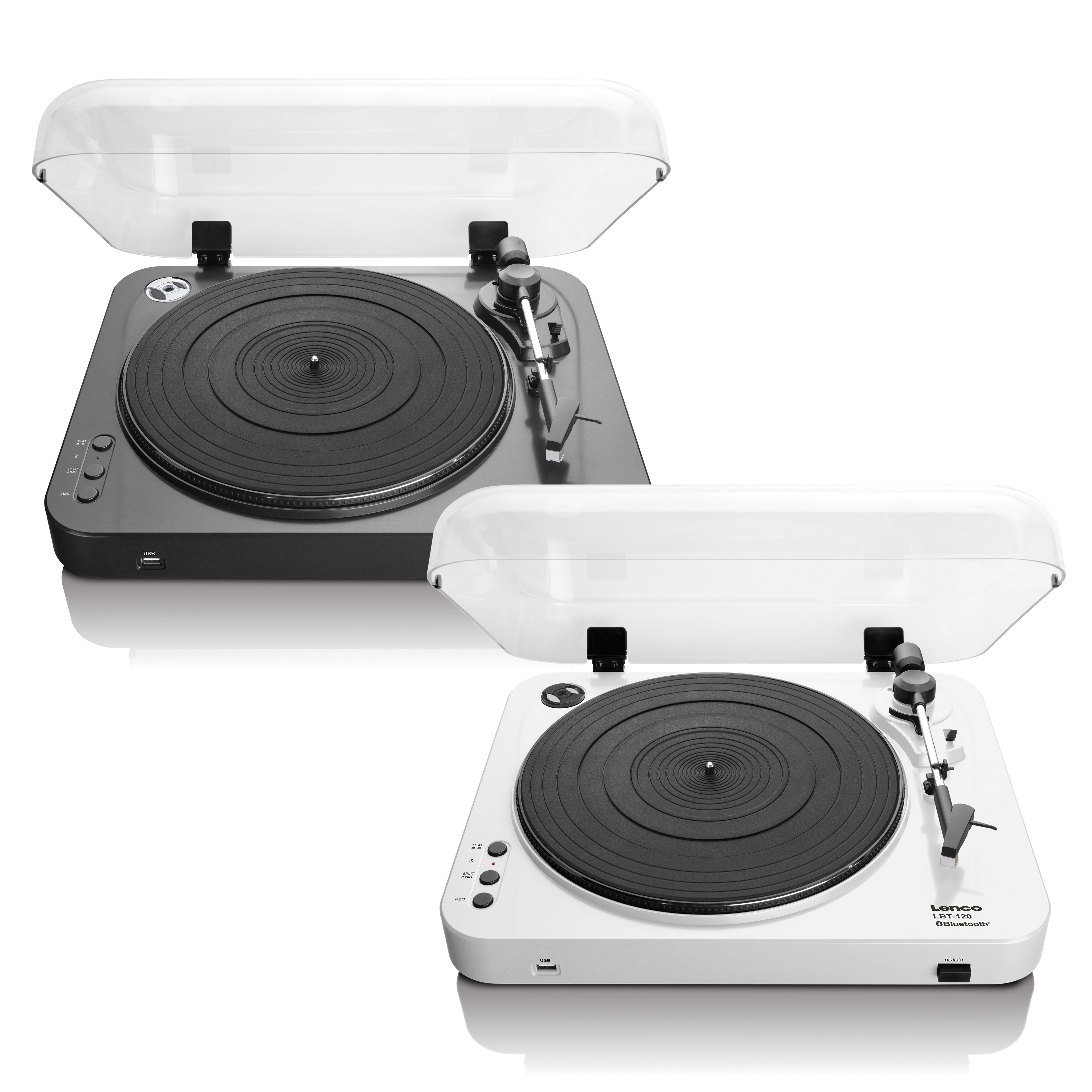 LENCO LBT-120BK - Turntable with direct encoding and Bluetooth® - Black