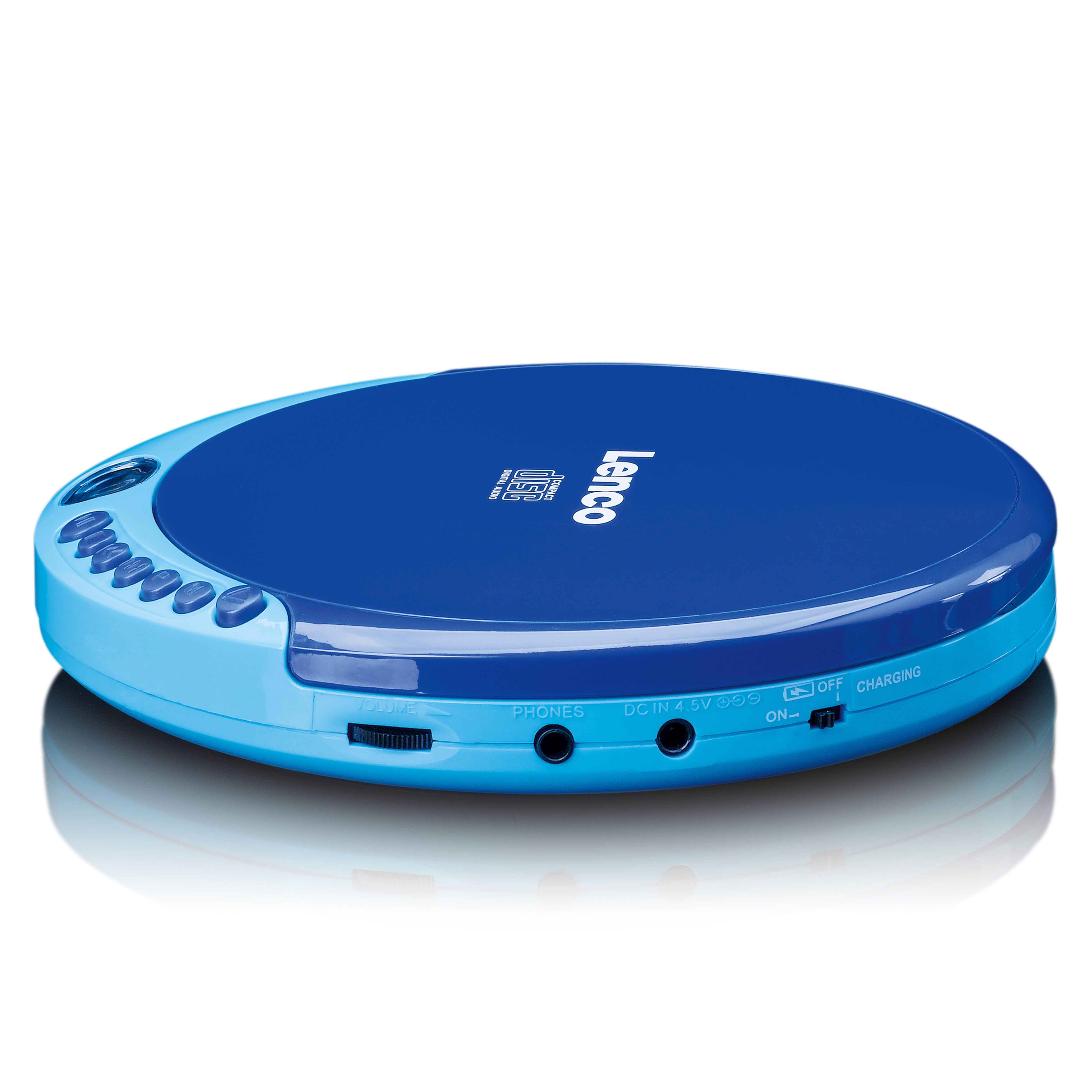 LENCO CD-011BU - Portable CD player - Blue