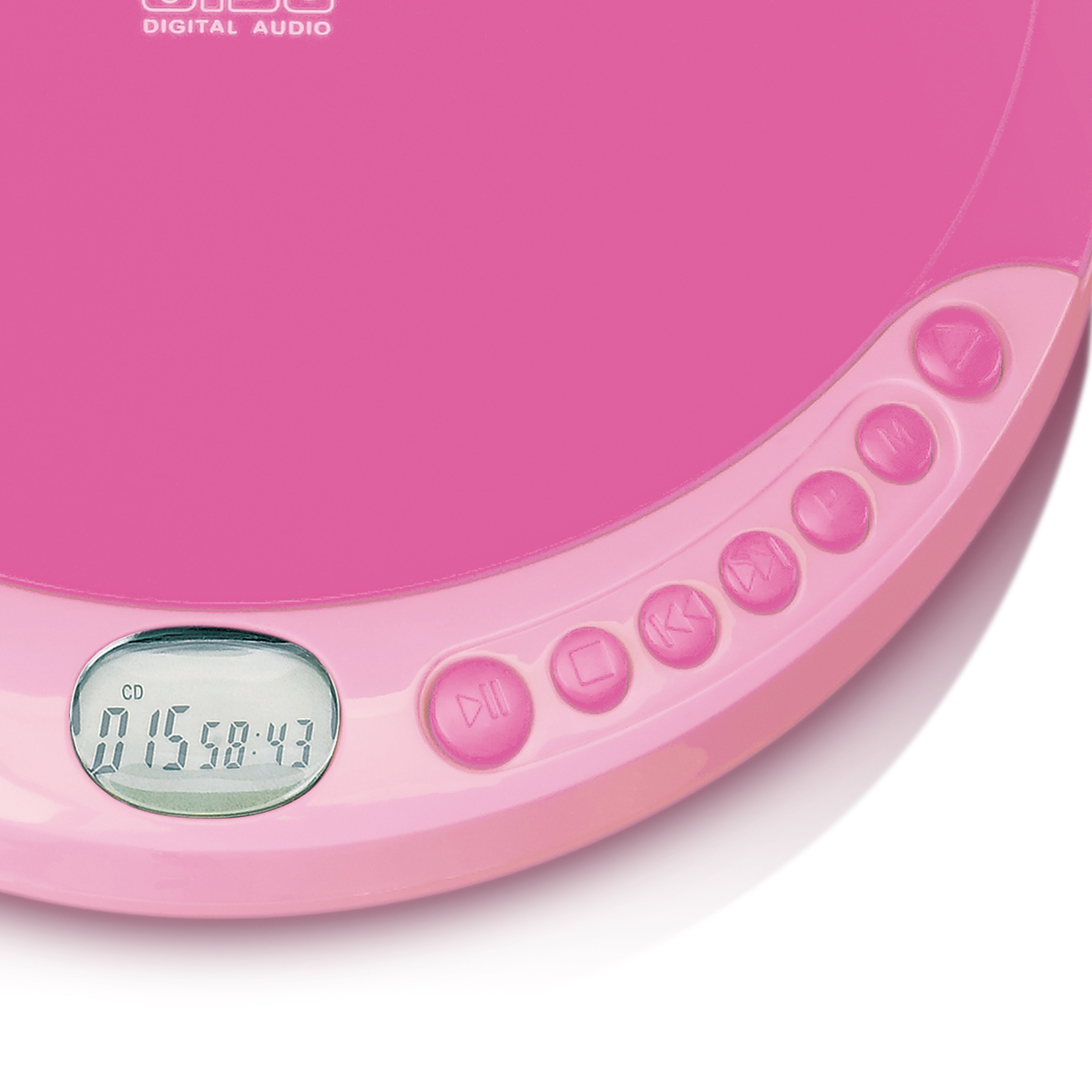 LENCO CD-011PK - Portable CD player - Pink