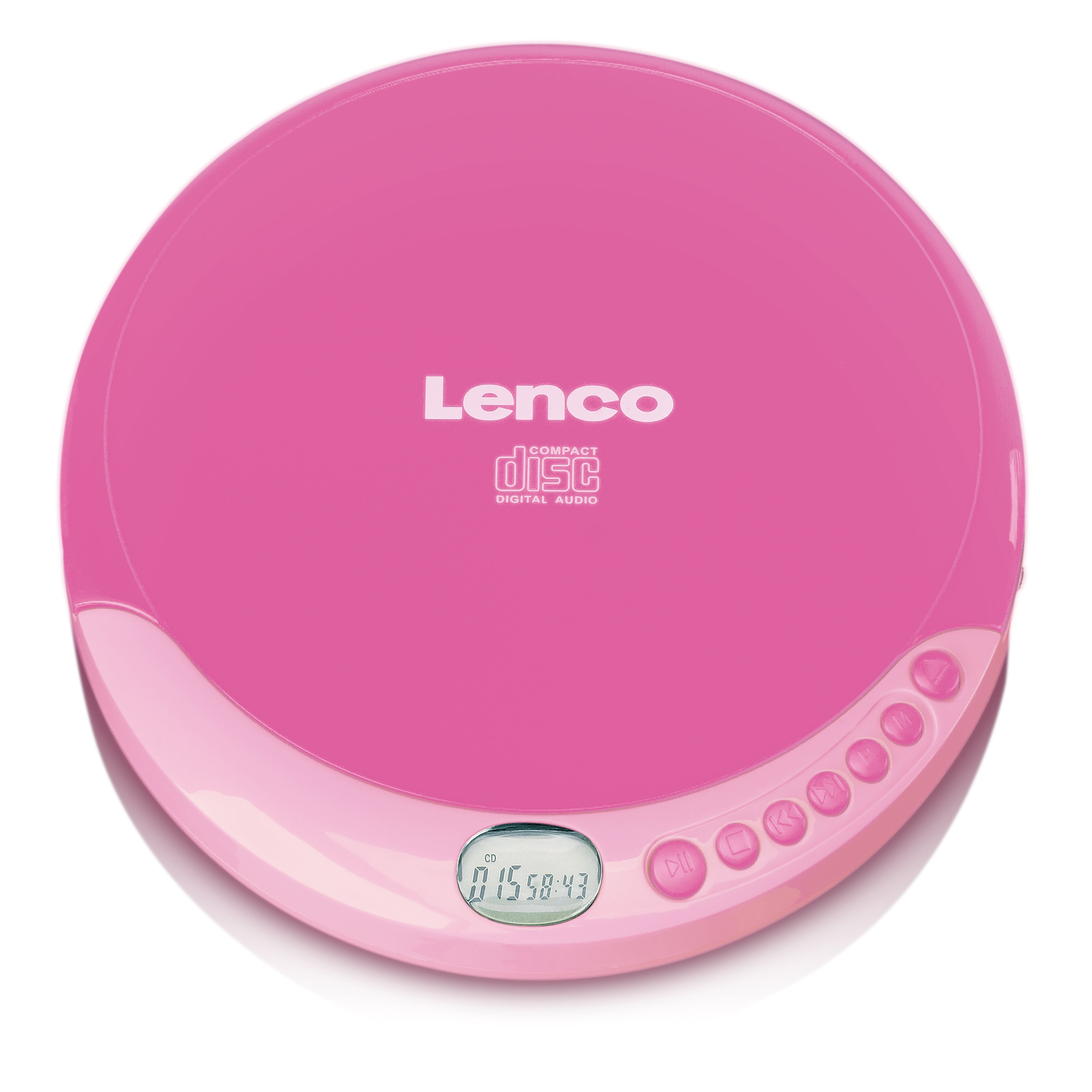 LENCO CD-011PK - Portable CD player - Pink