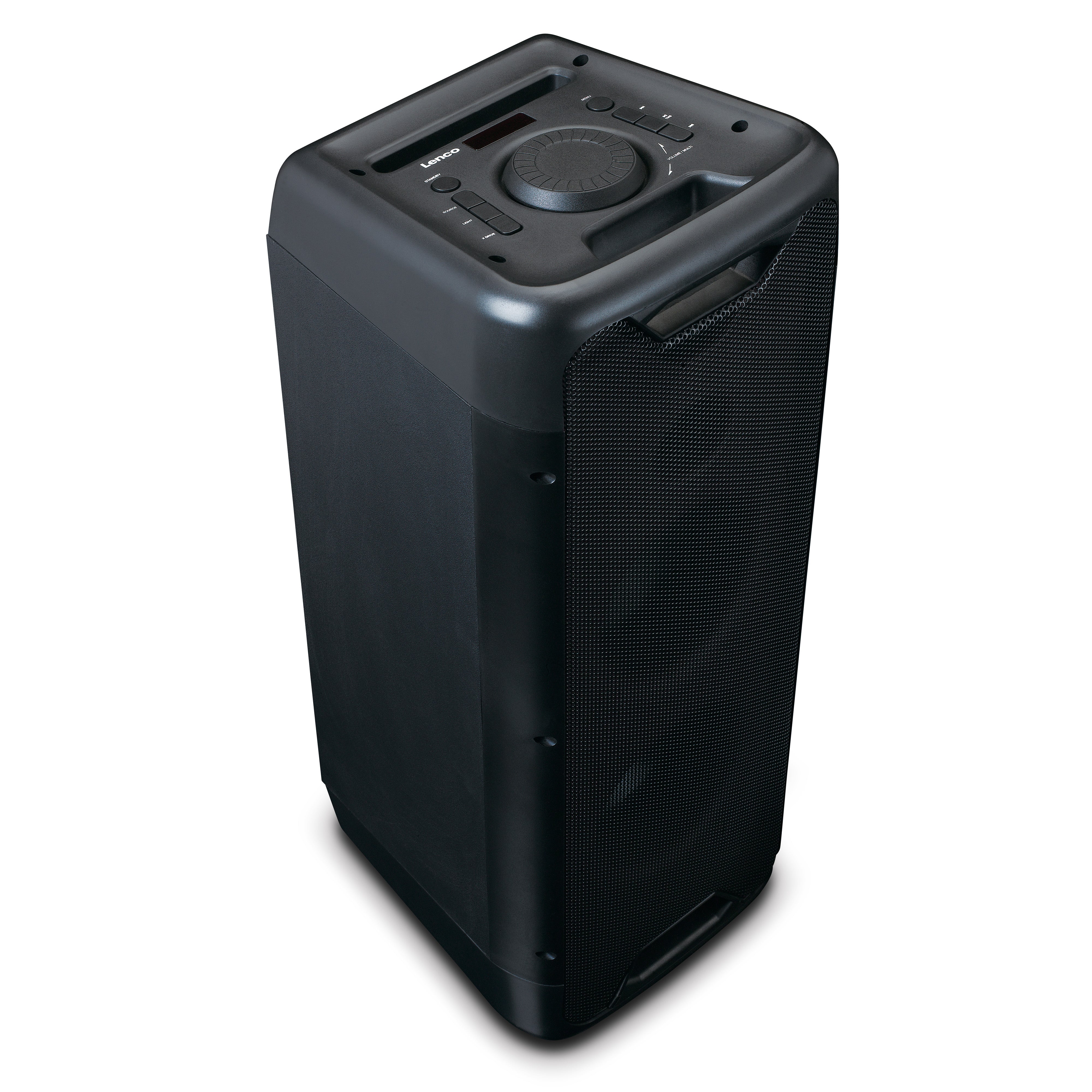 LENCO PA-200BK - PA with full front light animation, TWS function
