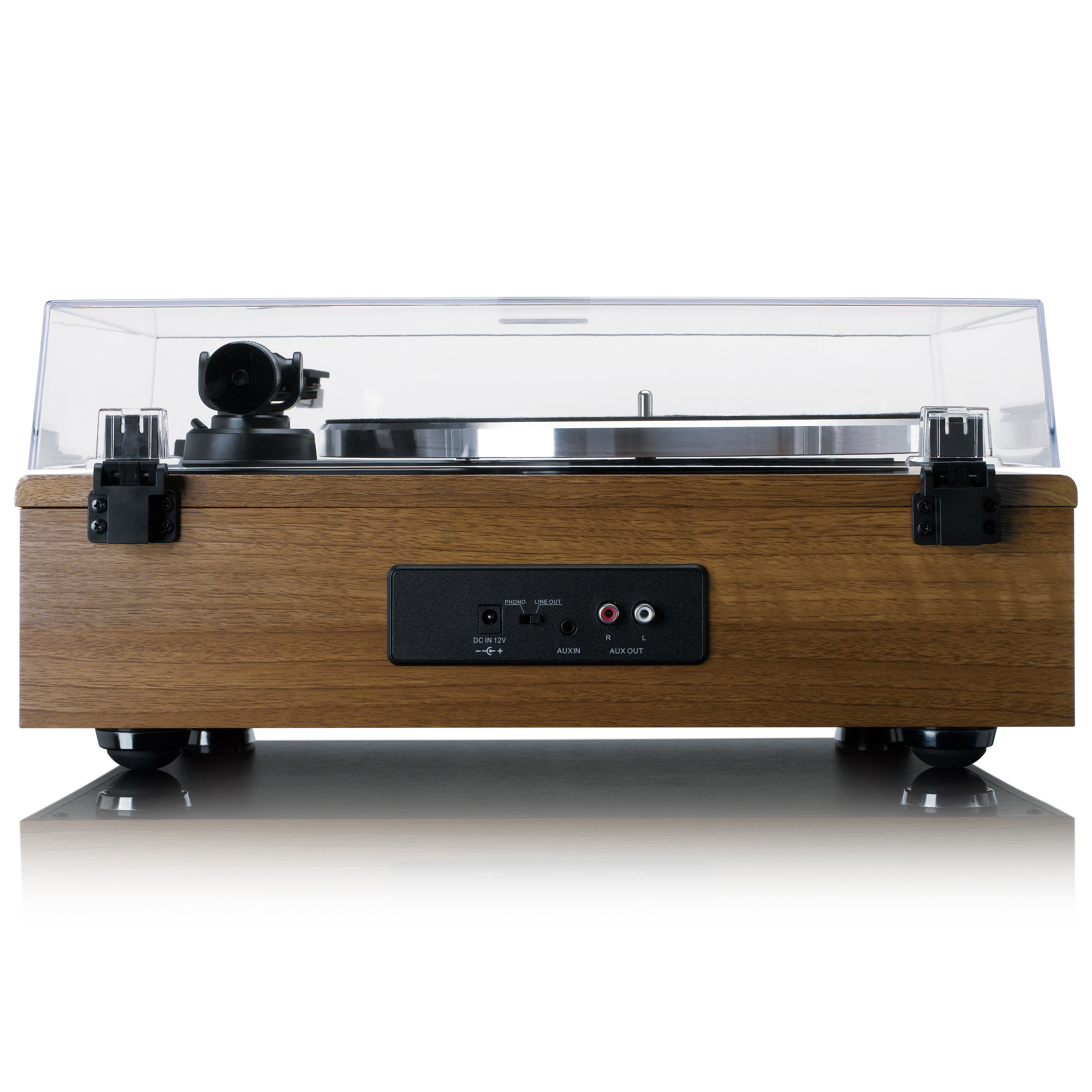 LENCO LS-410WA - Turntable with 4 built-in speakers - Wood