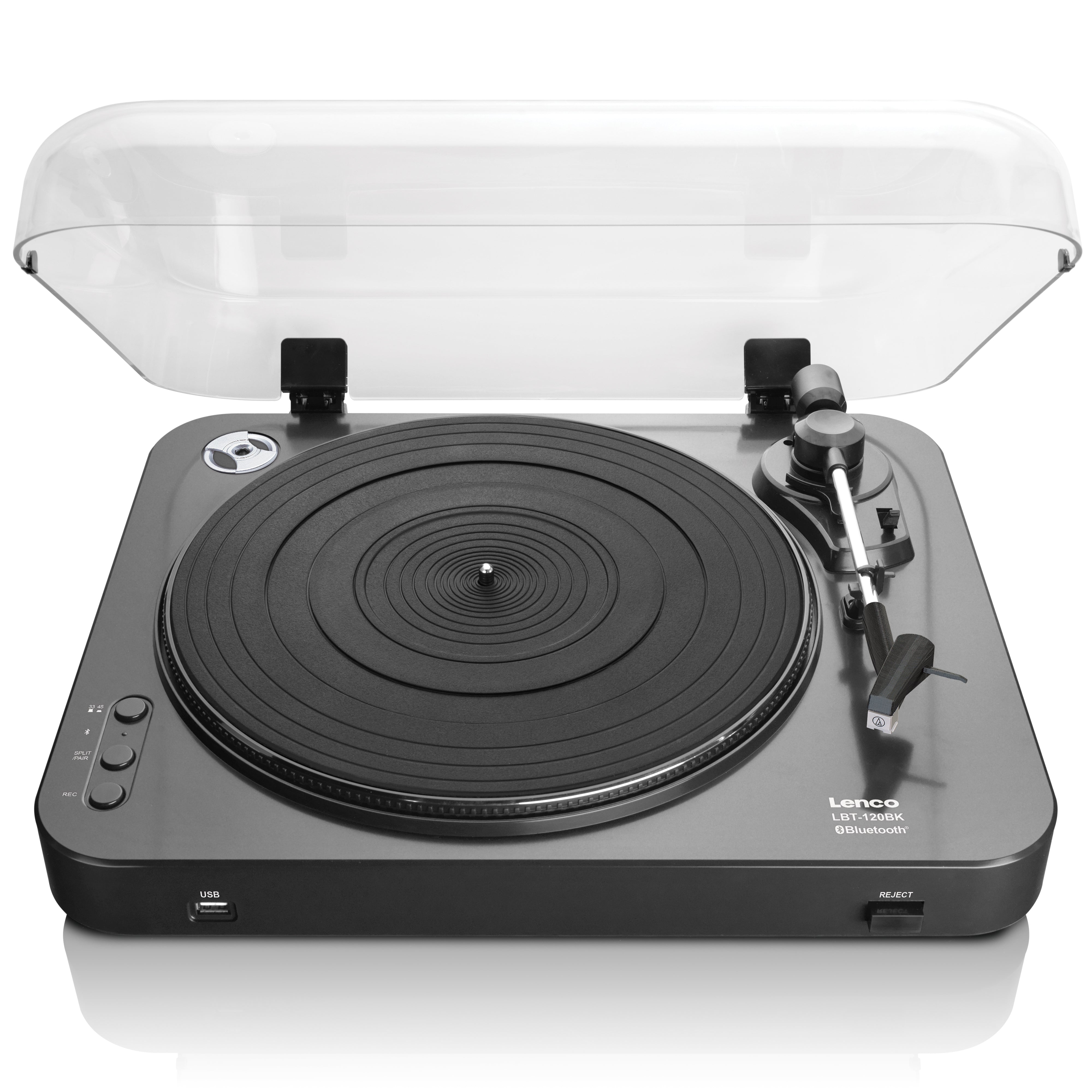 LENCO LBT-120BK - Turntable with direct encoding and Bluetooth® - Black
