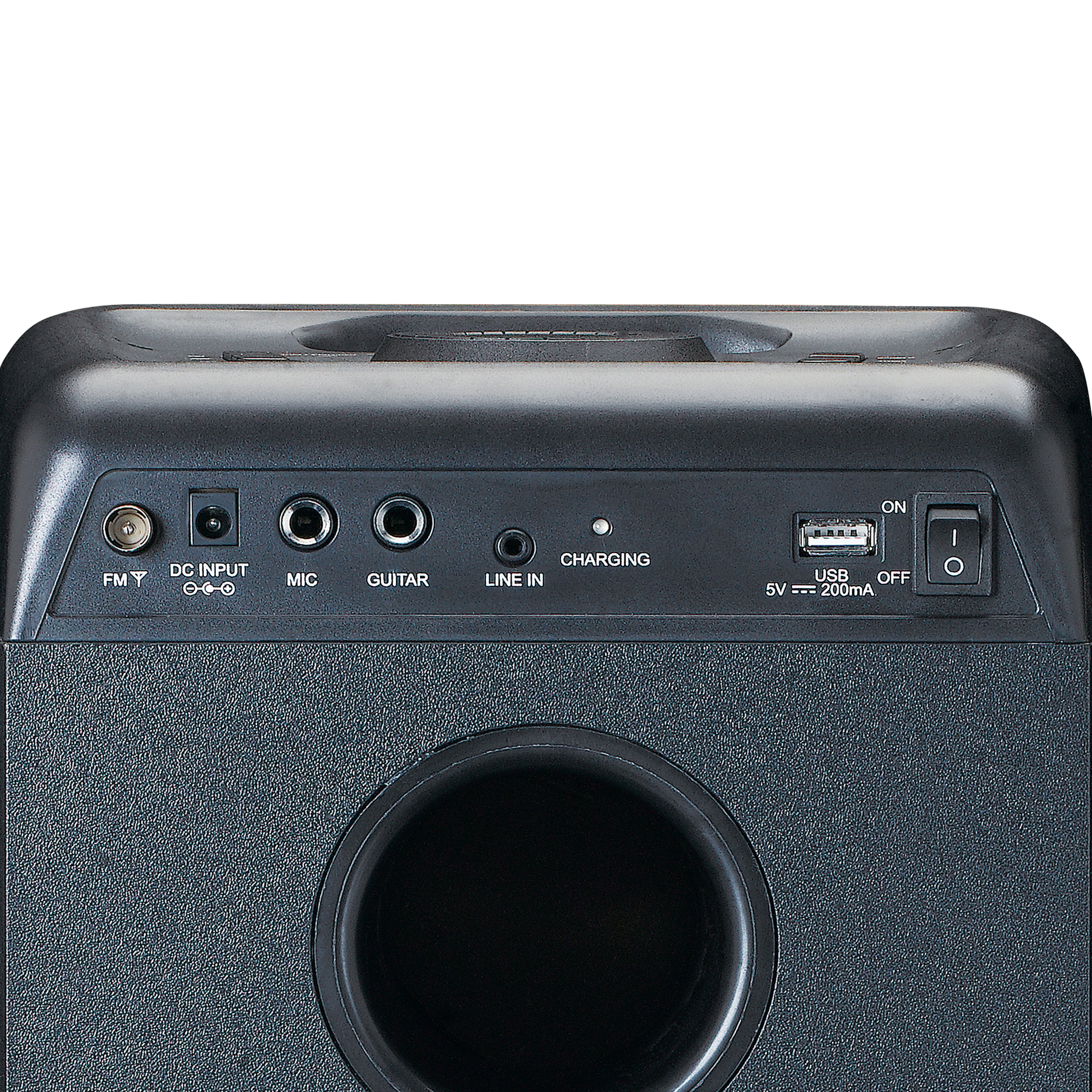 LENCO PA-200BK - PA with full front light animation, TWS function