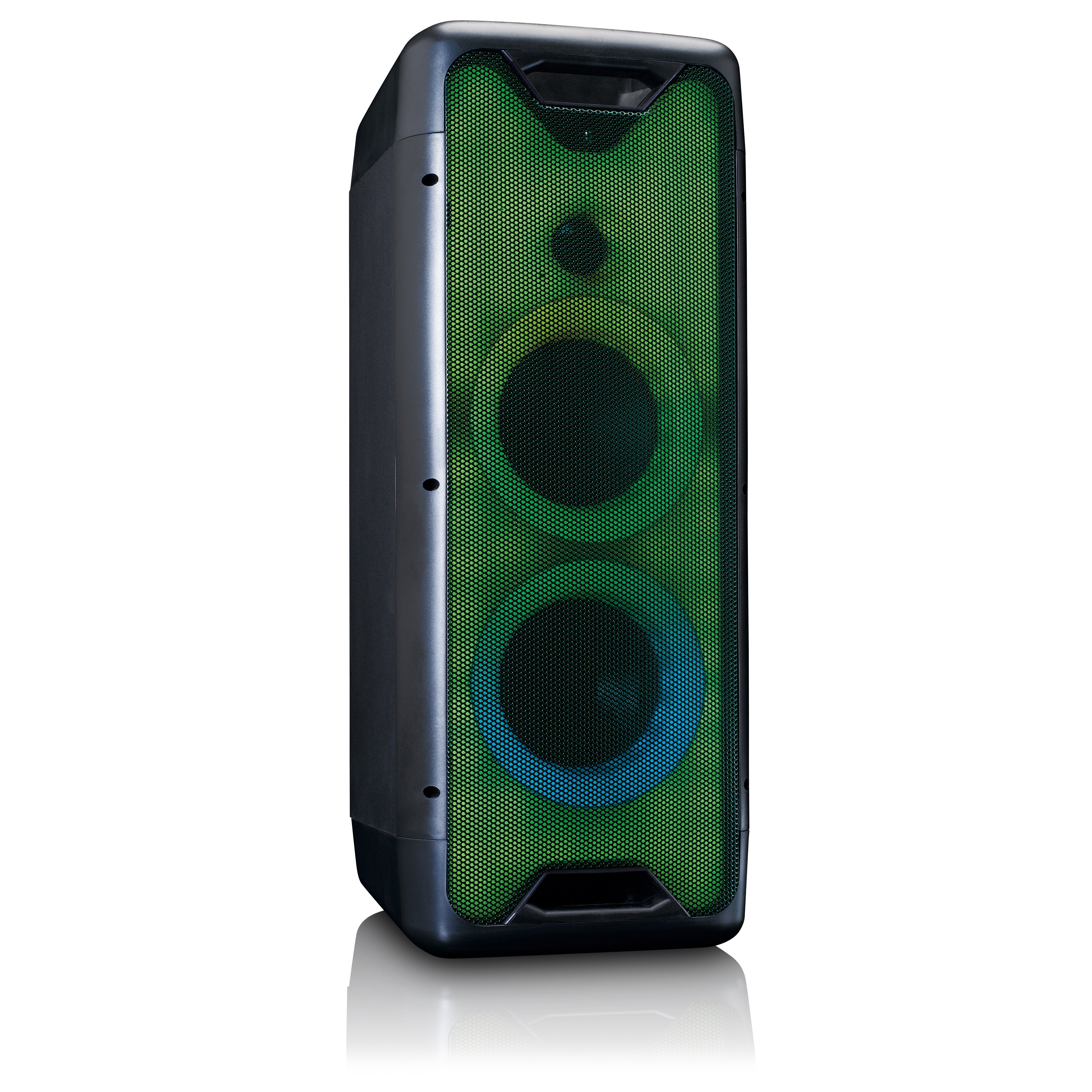 LENCO PA-200BK - PA with full front light animation, TWS function