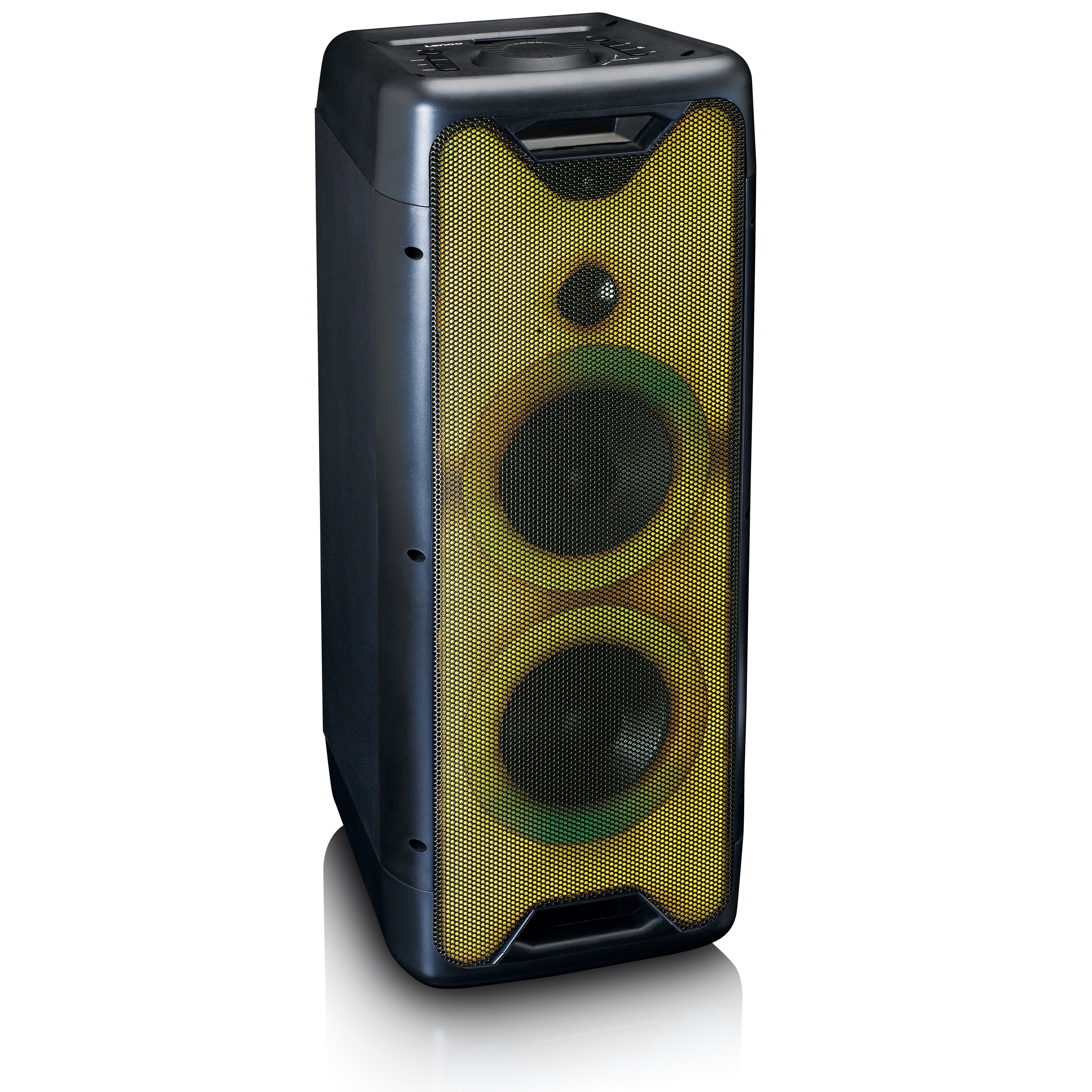 LENCO PA-200BK - PA with full front light animation, TWS function