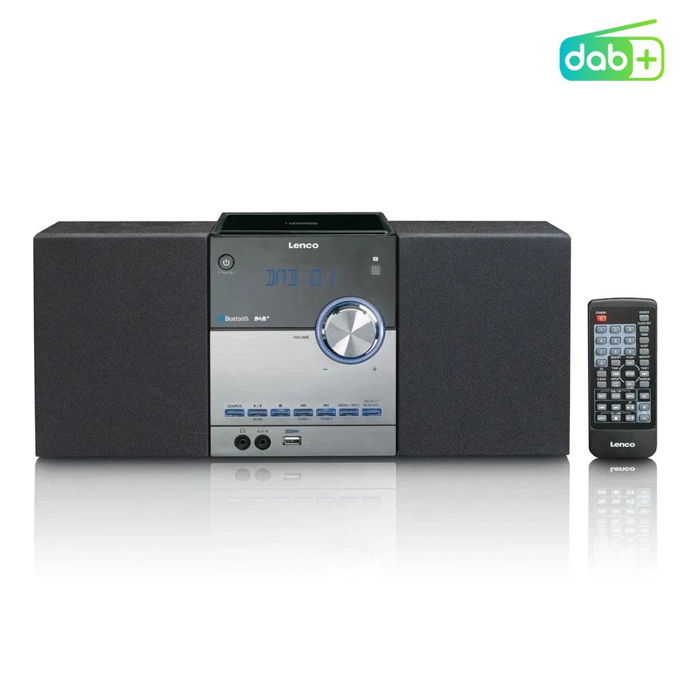 LENCO MC-150 UK - Stereo with DAB+ FM, CD, Bluetooth® & USB player - Black