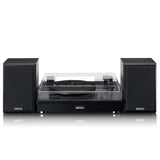 LENCO - LS-101BK - Belt drive wooden turntable