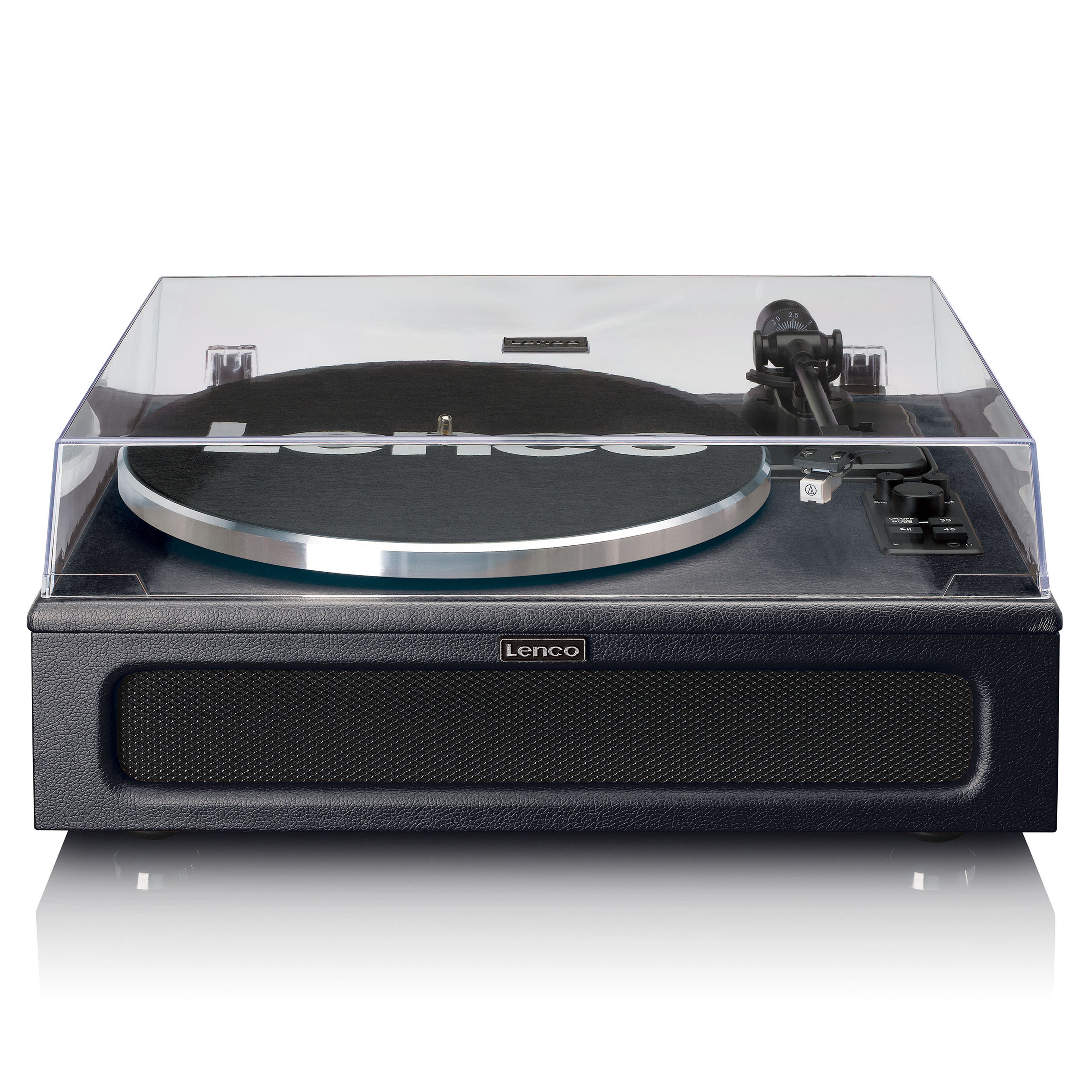 LENCO LS-430BK - Turntable with 4 built-in speakers - Black - Refurbished