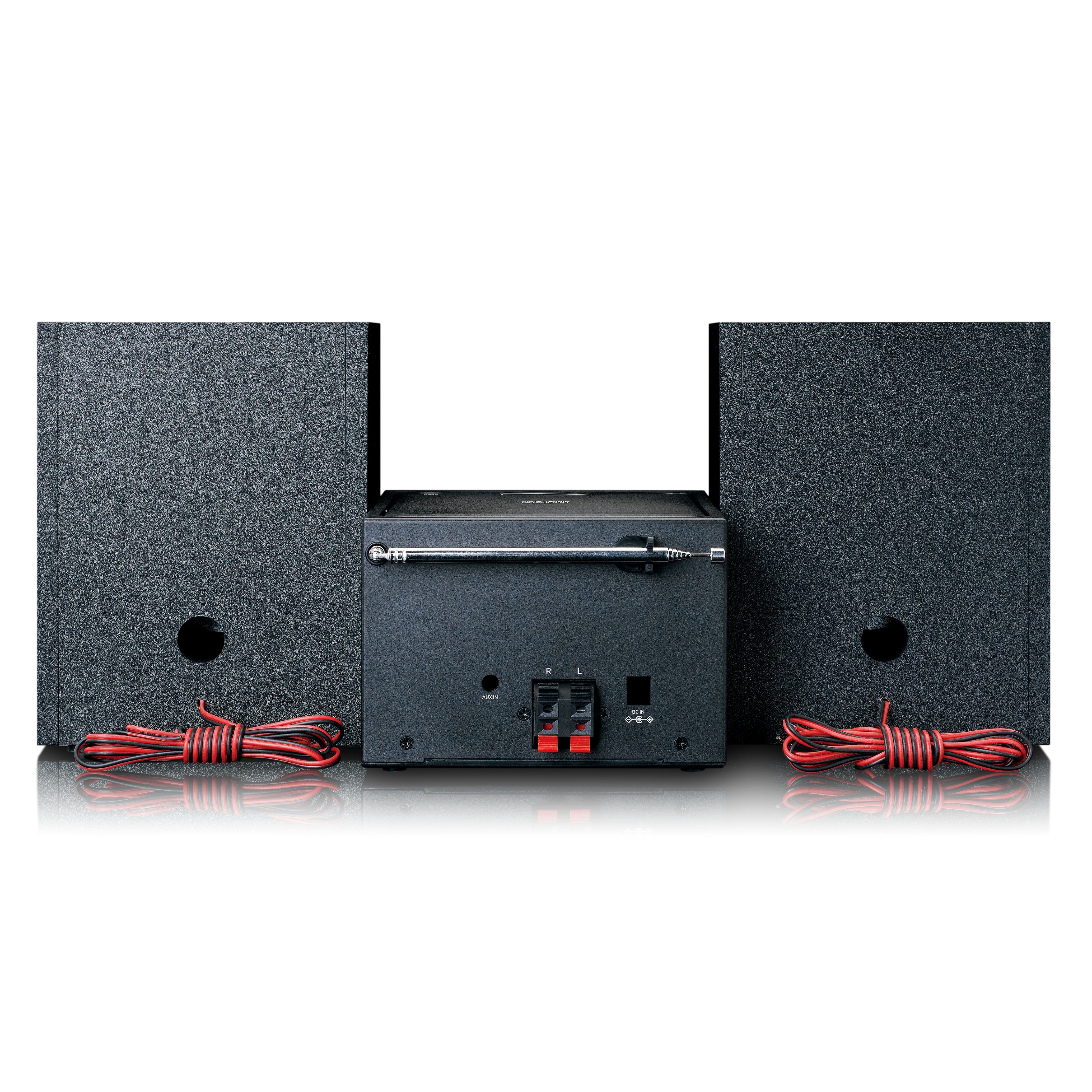 LENCO MC-250BK UK - Micro set with Smart Radio, CD/USB player, internet, DAB+, Bluetooth® - Black - Refurbished