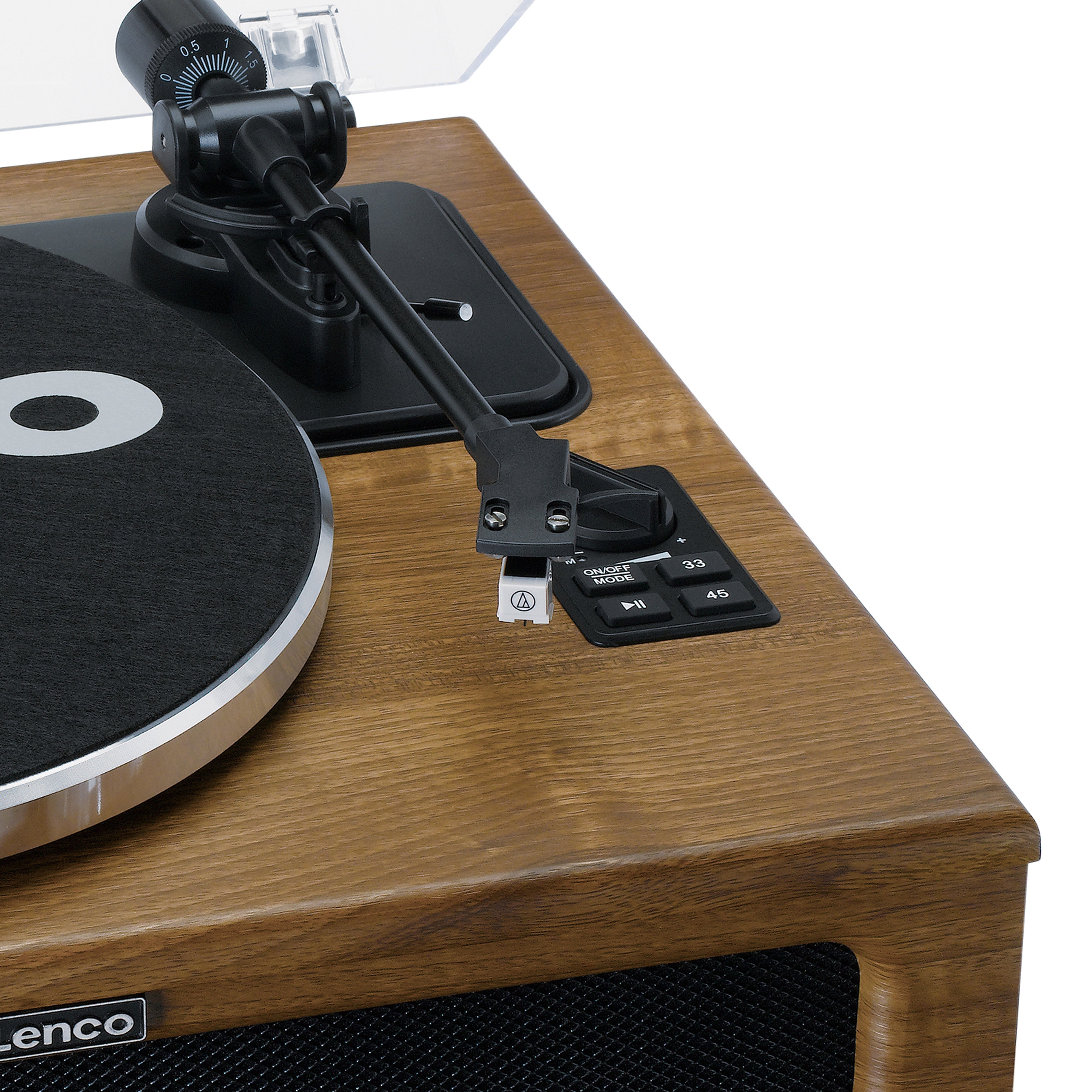 LENCO LS-410WA - Turntable with 4 built-in speakers - Wood - Refurbished