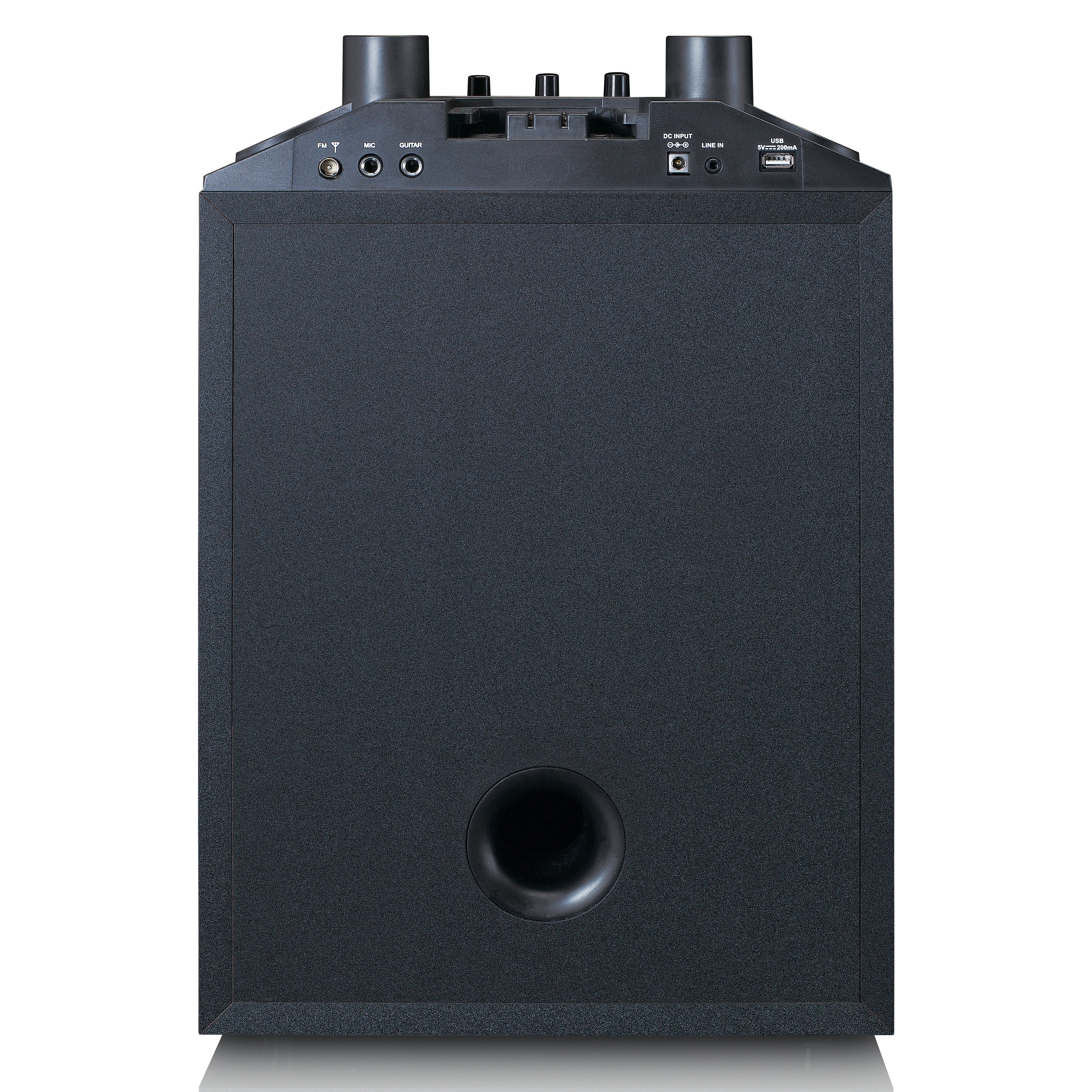 LENCO - PA-220BK - PA with subwoofer and detachable tweeter column - Refurbished